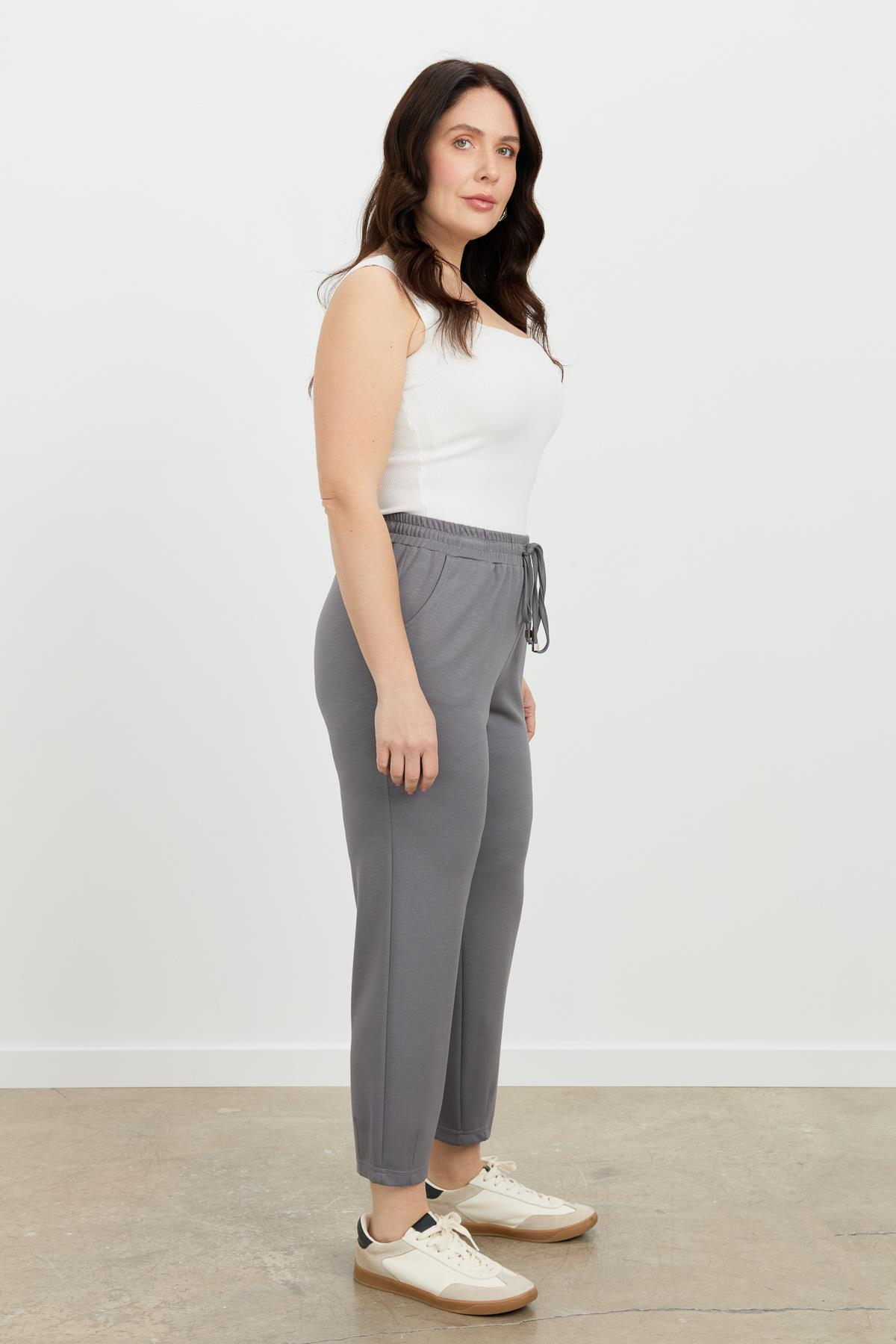 Büyük Beden Eşofman Pantolon-K.GRİ