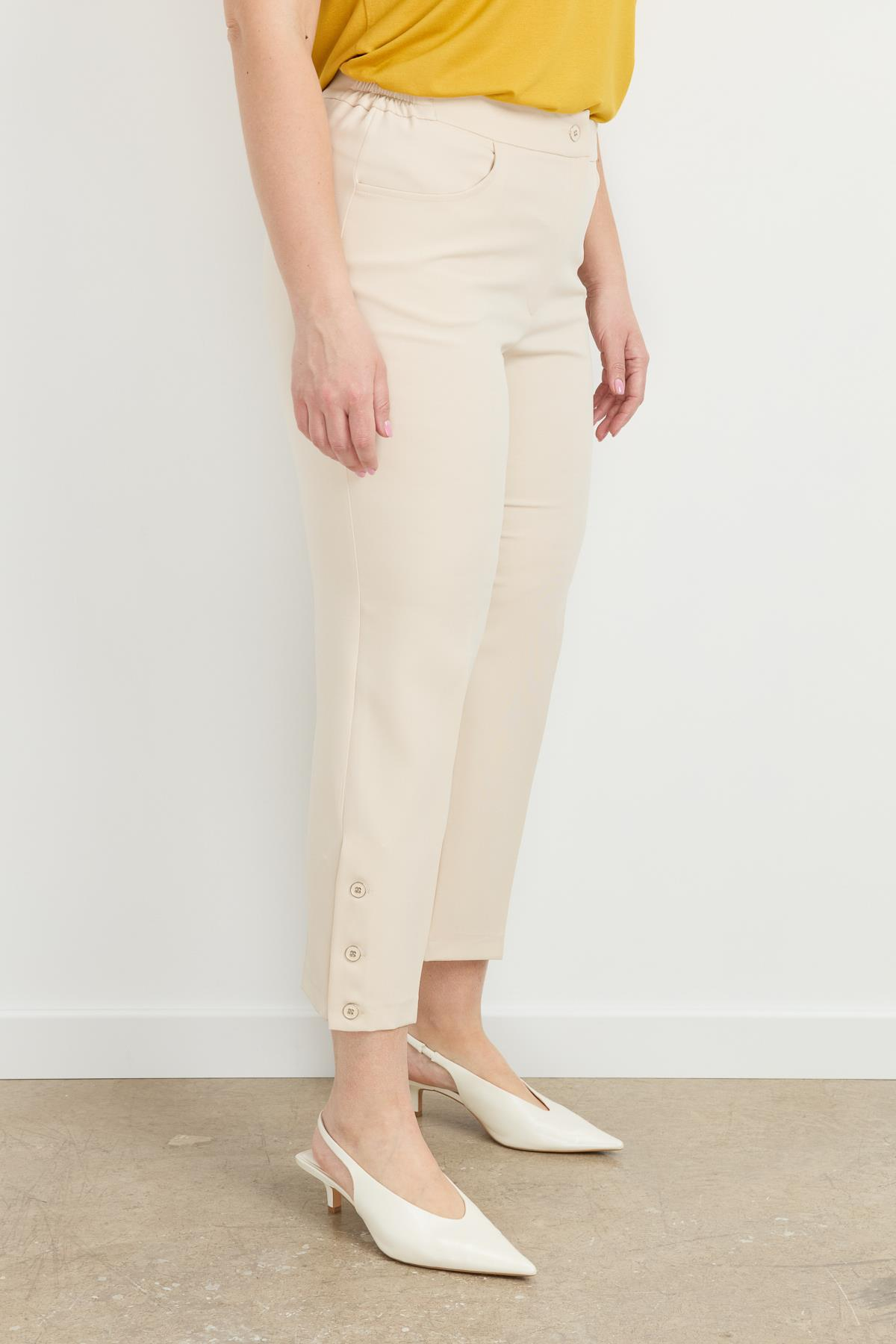 Büyük Beden Hürrem Pantolon-TAŞ