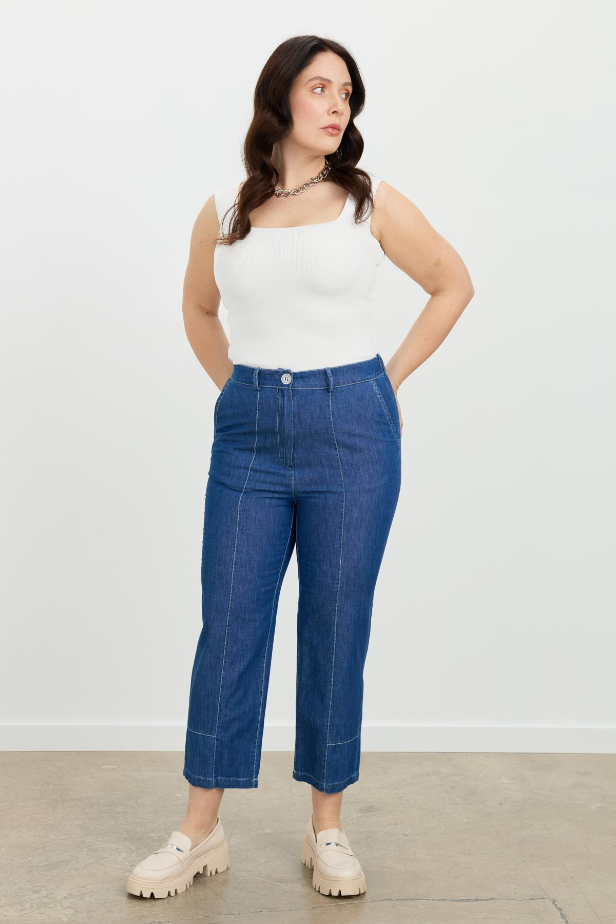 Büyük Beden Kot Pantolon-LACI