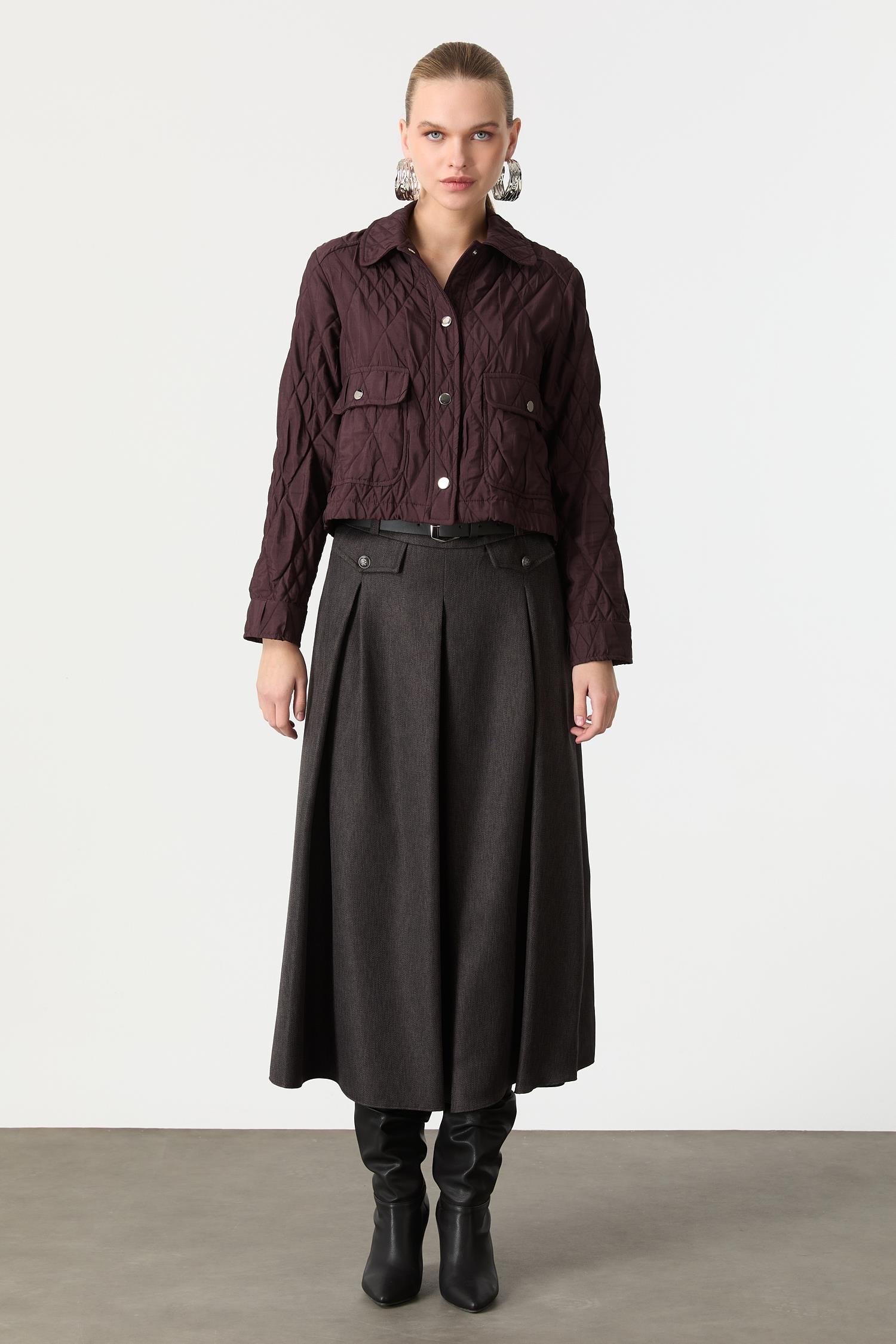 Cep Detay Kapitone Mont-MÜRDÜM