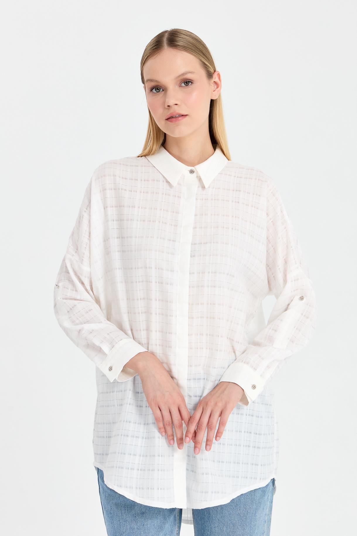 Ekose Coton Rahat Gömlek - KEMIK