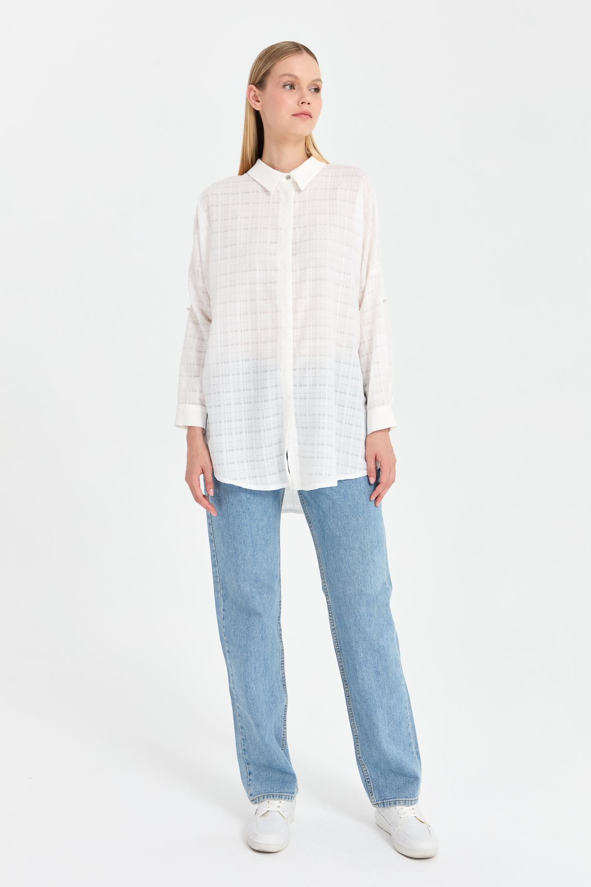 Ekose Coton Rahat Gömlek - KEMIK