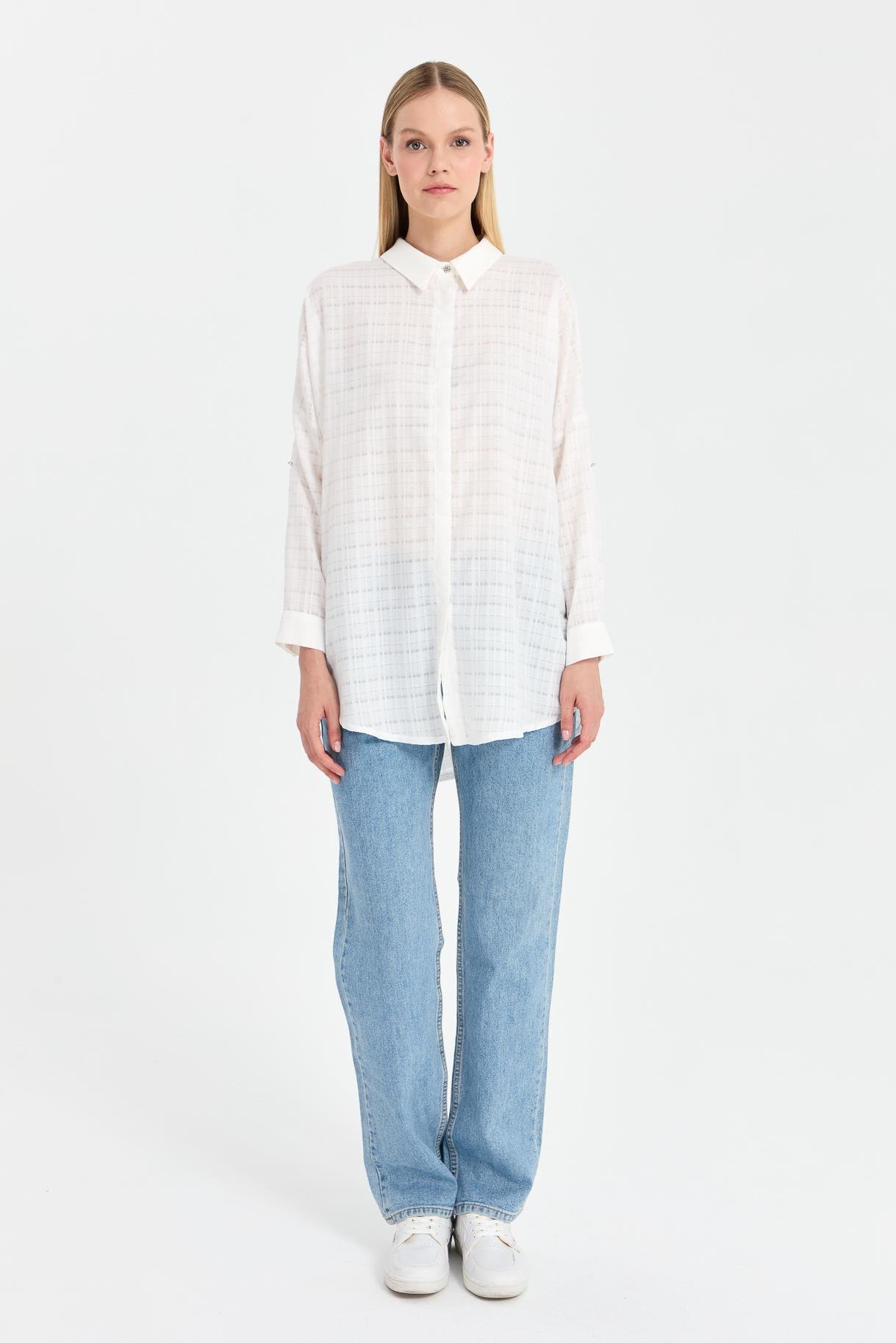 Ekose Coton Rahat Gömlek - KEMIK