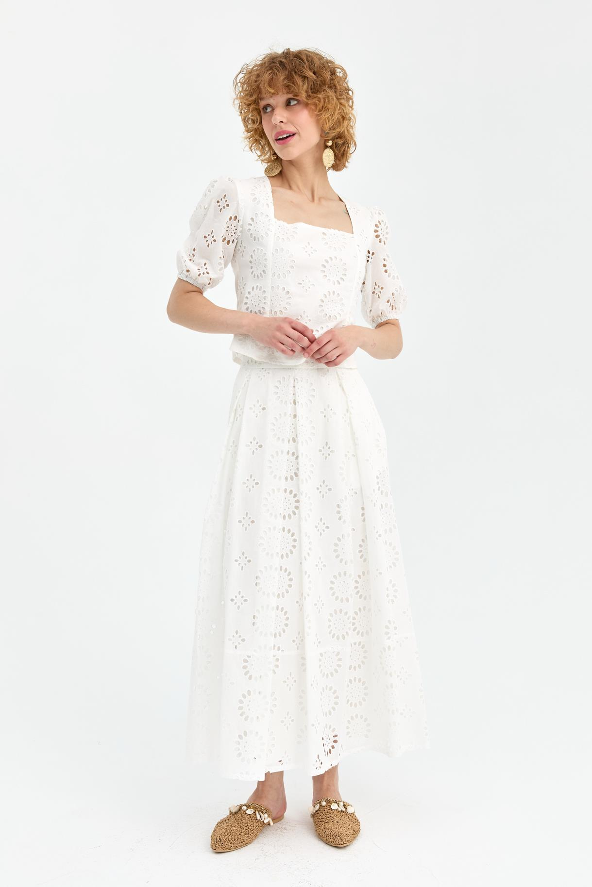 Fistolu ve Fermuar Detaylı Gömlek - KEMIK