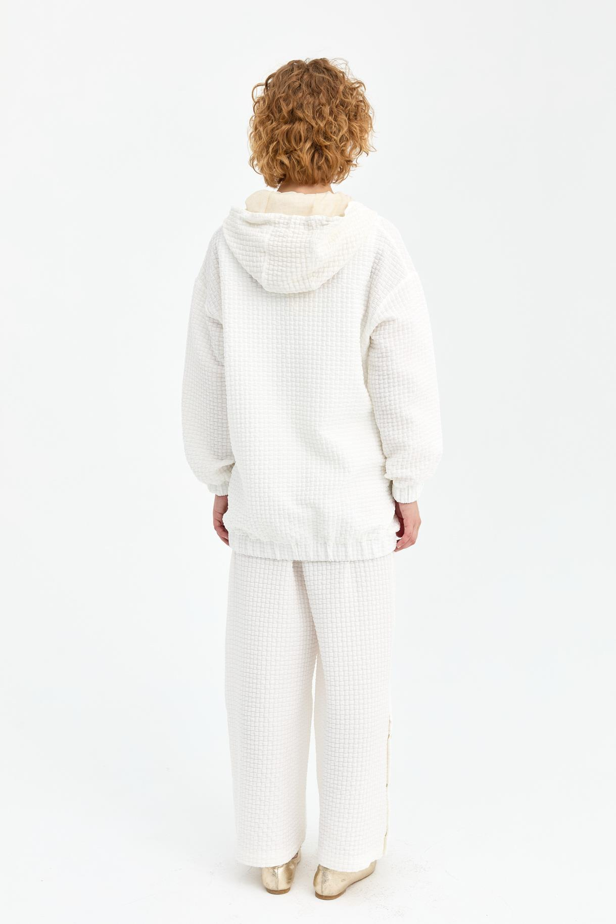 Gold İp ve Düğme Detaylı Kapüşonlu Ceket - KEMIK