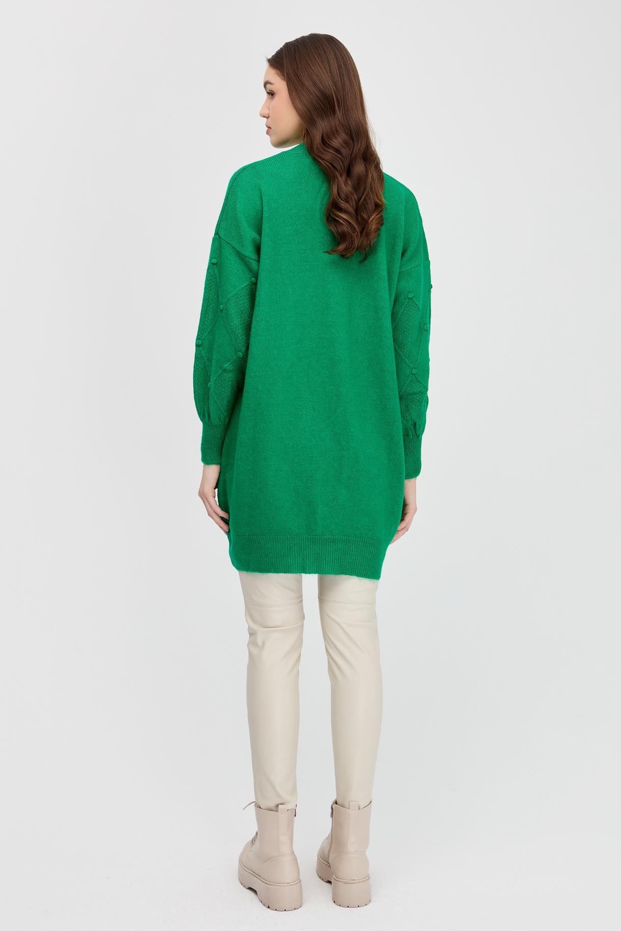 Kendinden Desenli Triko Tunik - BENETTON
