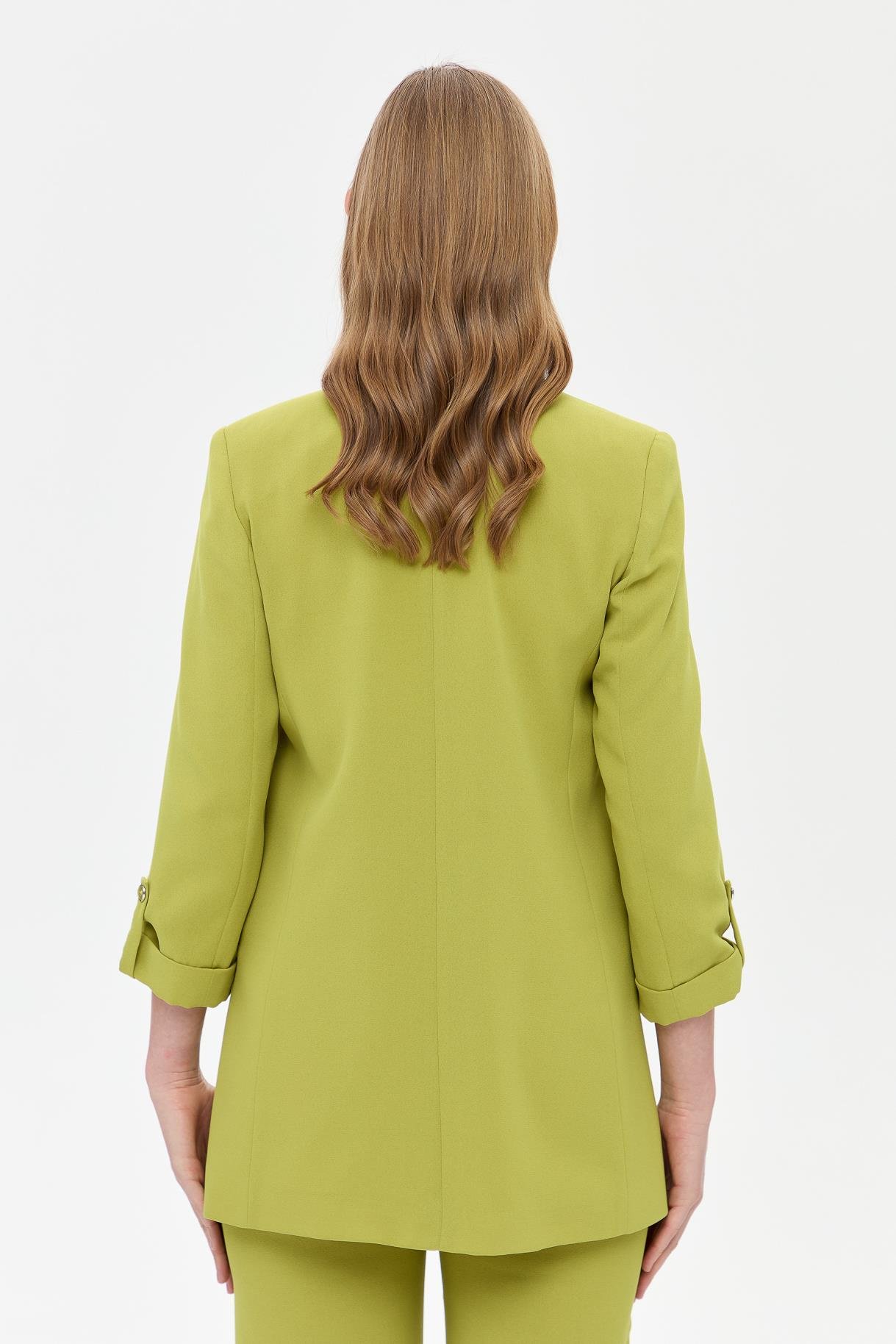 Kolu Düğme Detaylı Ceket - Y.YEŞİLİ