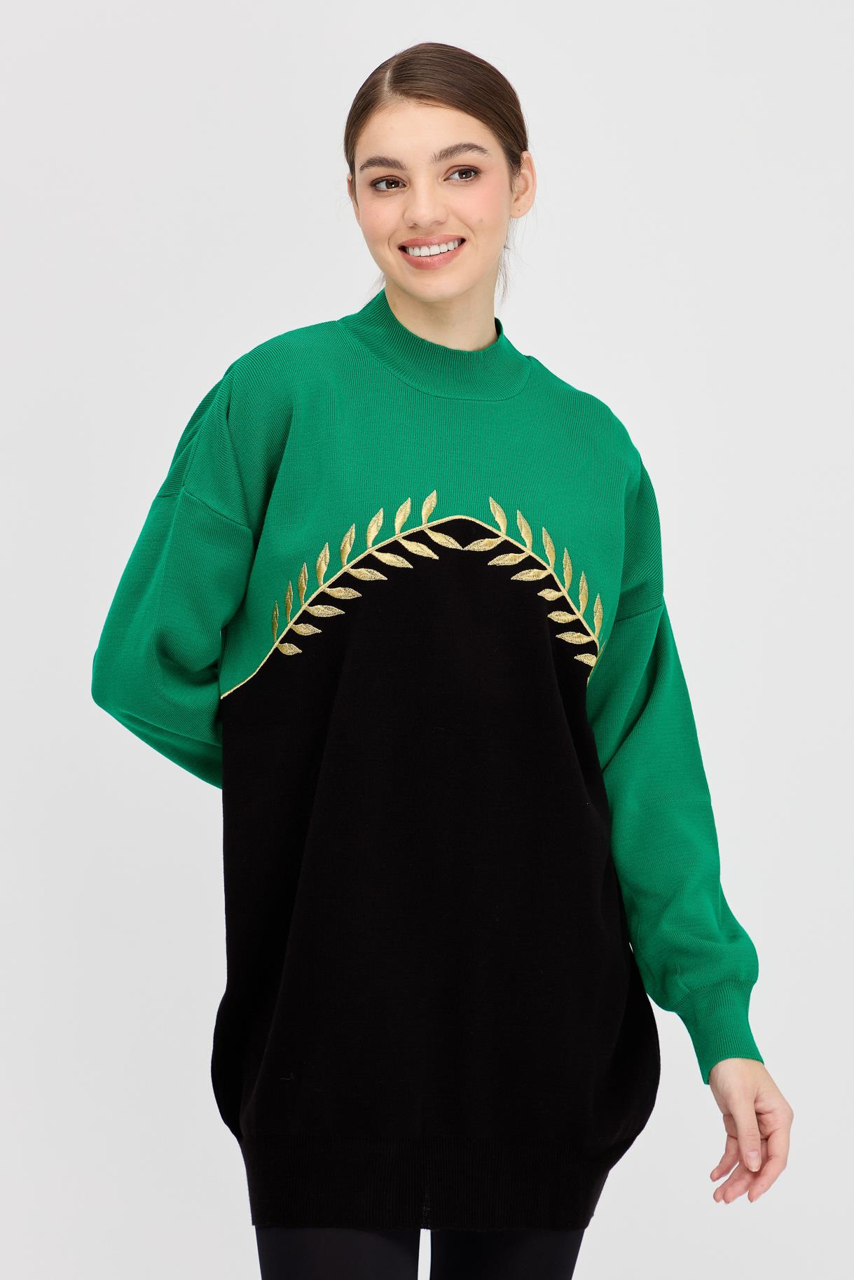 Önü Nakış Detaylı Triko Tunik - BENETTON