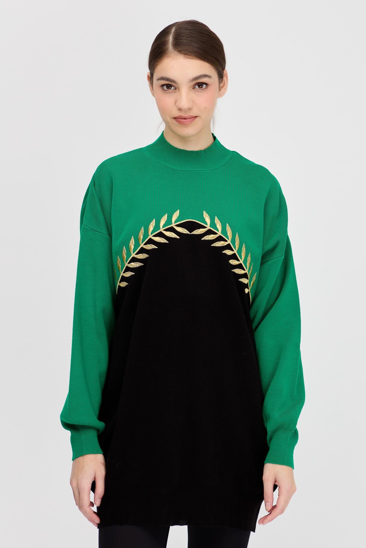 Önü Nakış Detaylı Triko Tunik - BENETTON