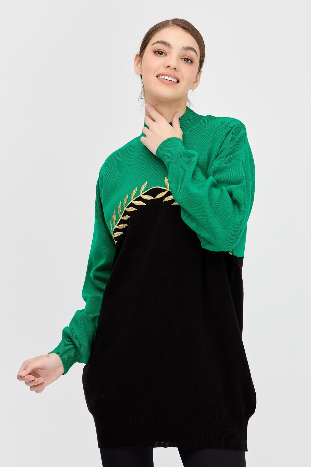 Önü Nakış Detaylı Triko Tunik - BENETTON