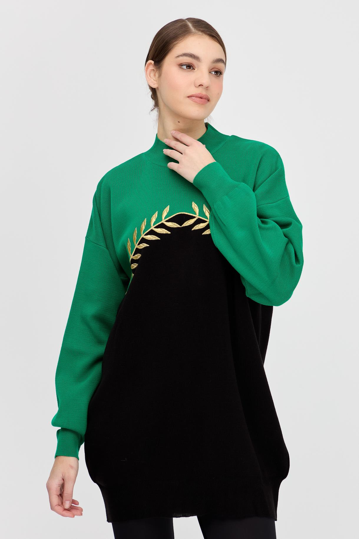 Önü Nakış Detaylı Triko Tunik - BENETTON