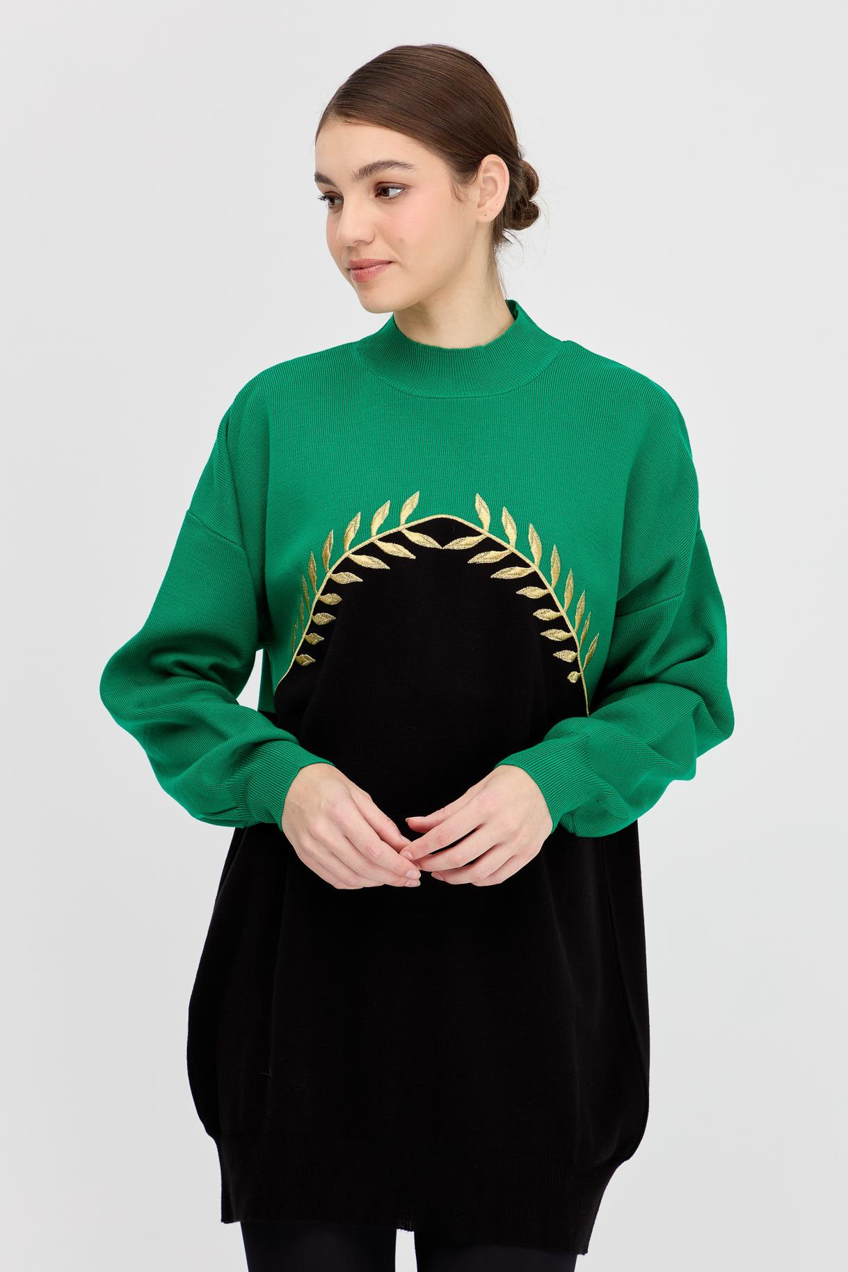 Önü Nakış Detaylı Triko Tunik - BENETTON
