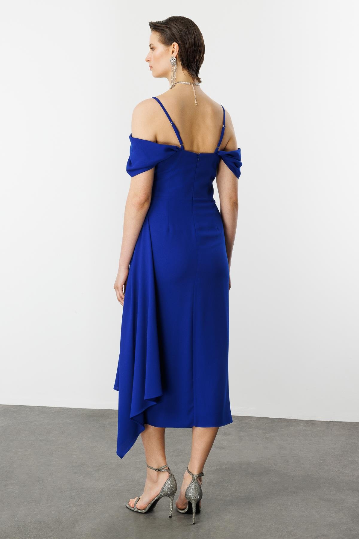 Prenses Yaka Krep Abiye-SAX