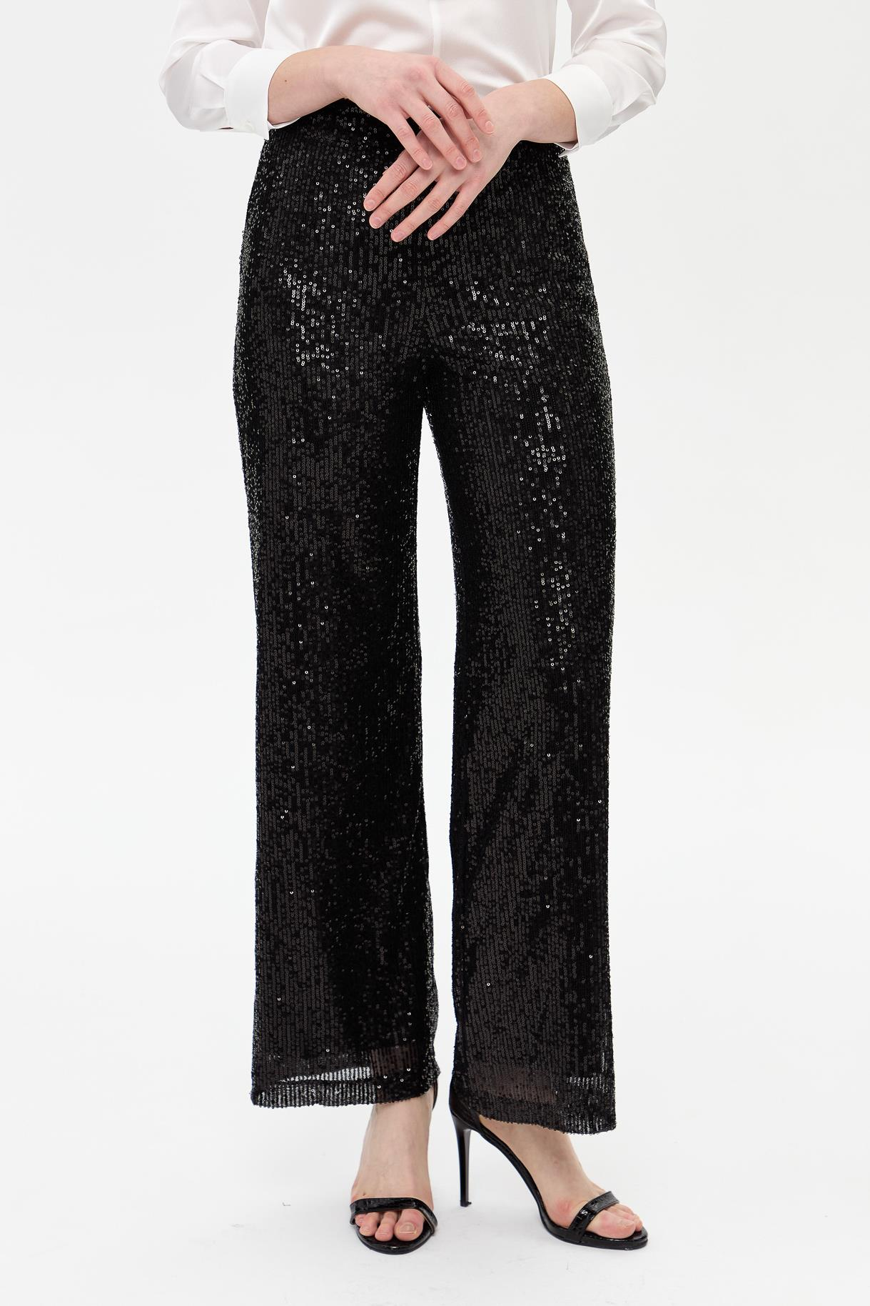 Pul Payet Pantolon - SİYAH