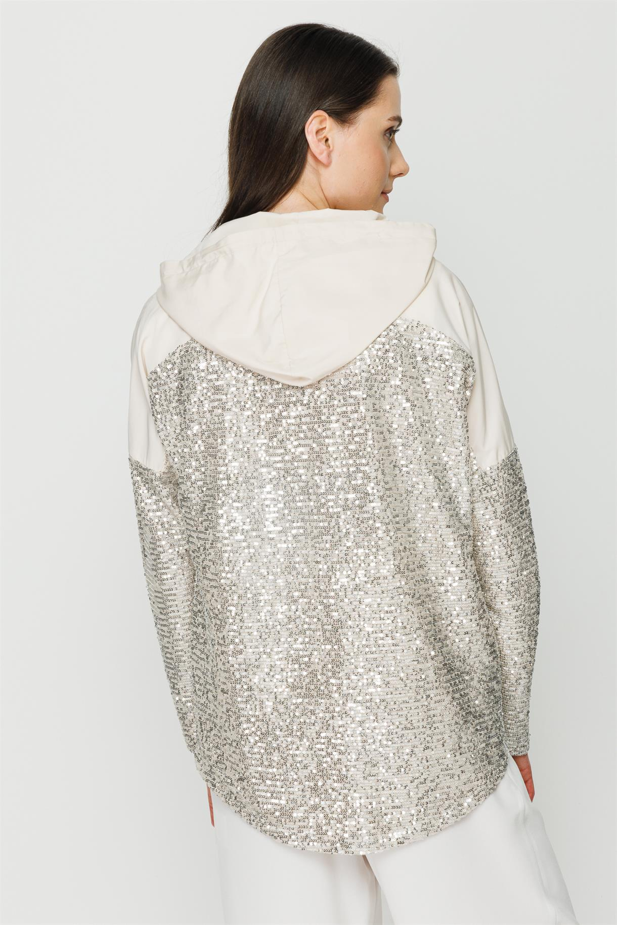 S8-619 ZARA PAYET KAPŞ.BAYAN BLUZ - BEJ