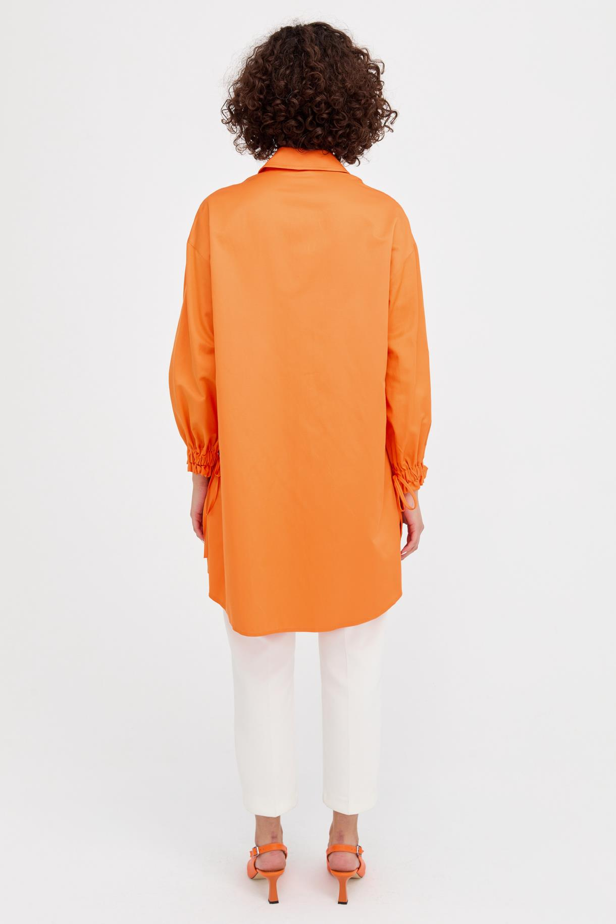 S8-641 COTON BAYAN GÖMLEK - ORANJE