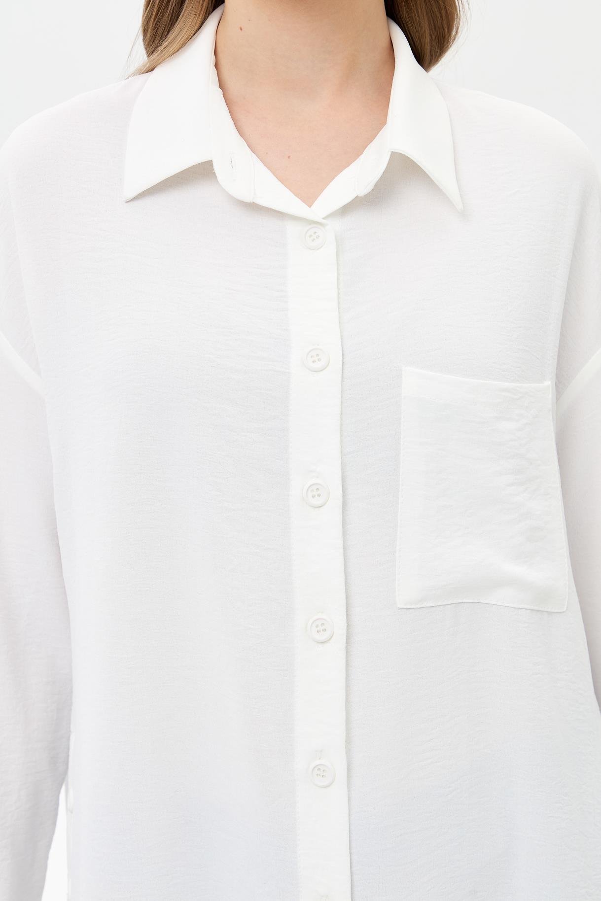 Yanları Düğme Detaylı Gömlek - KEMIK