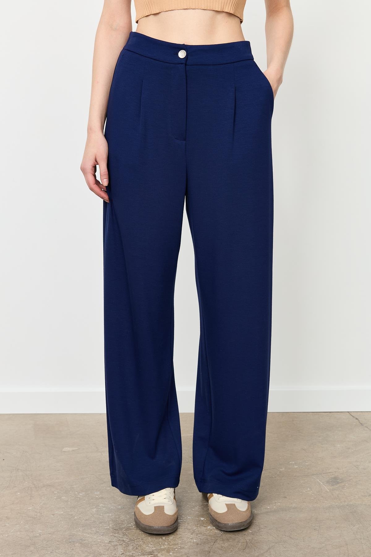 Yüksek Bel Modal Pantolon-LACI