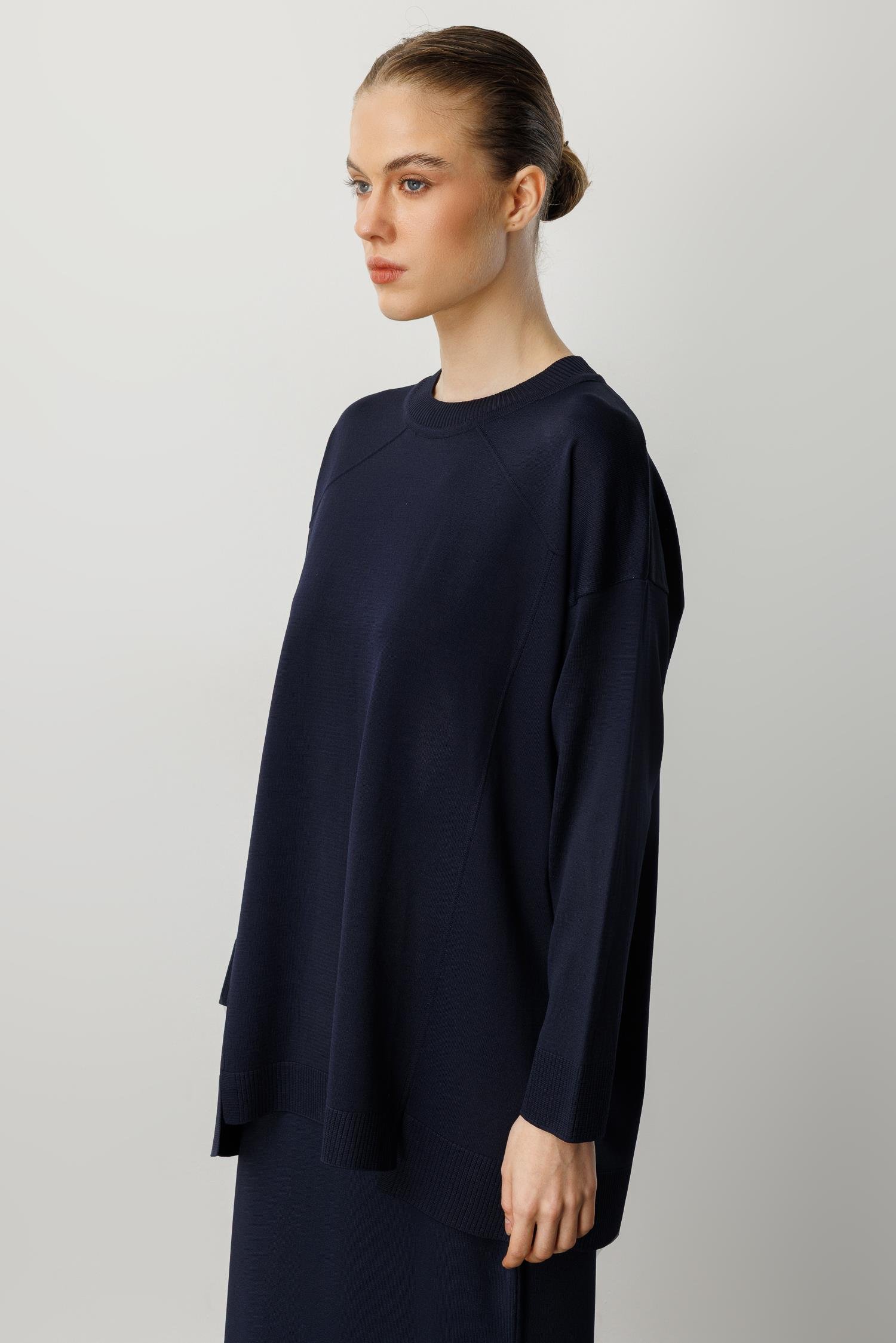 Yuvarlak Yaka Basic Triko-LACI