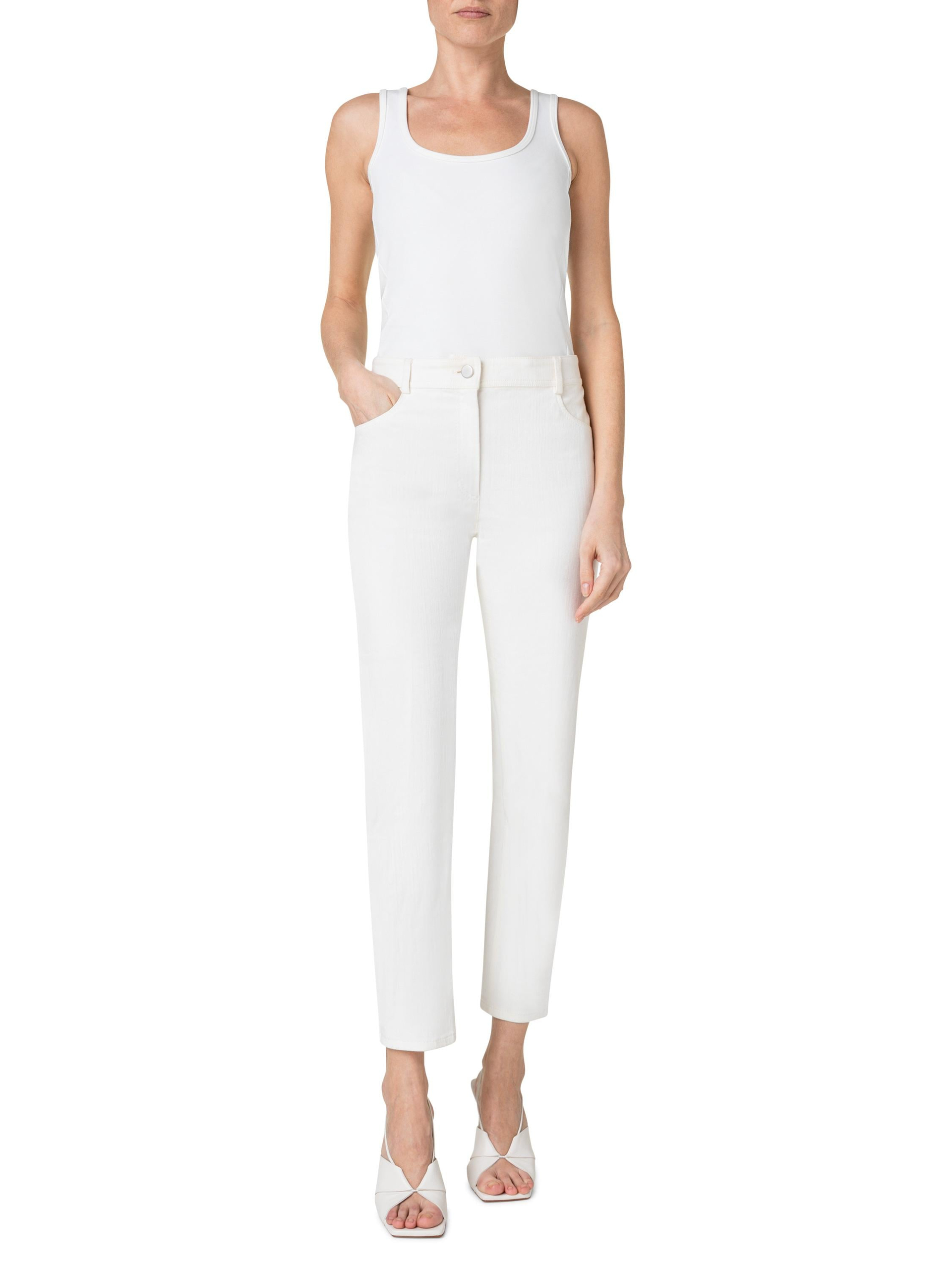 Akris Punto Slim Fit Düz Paça Pantolon