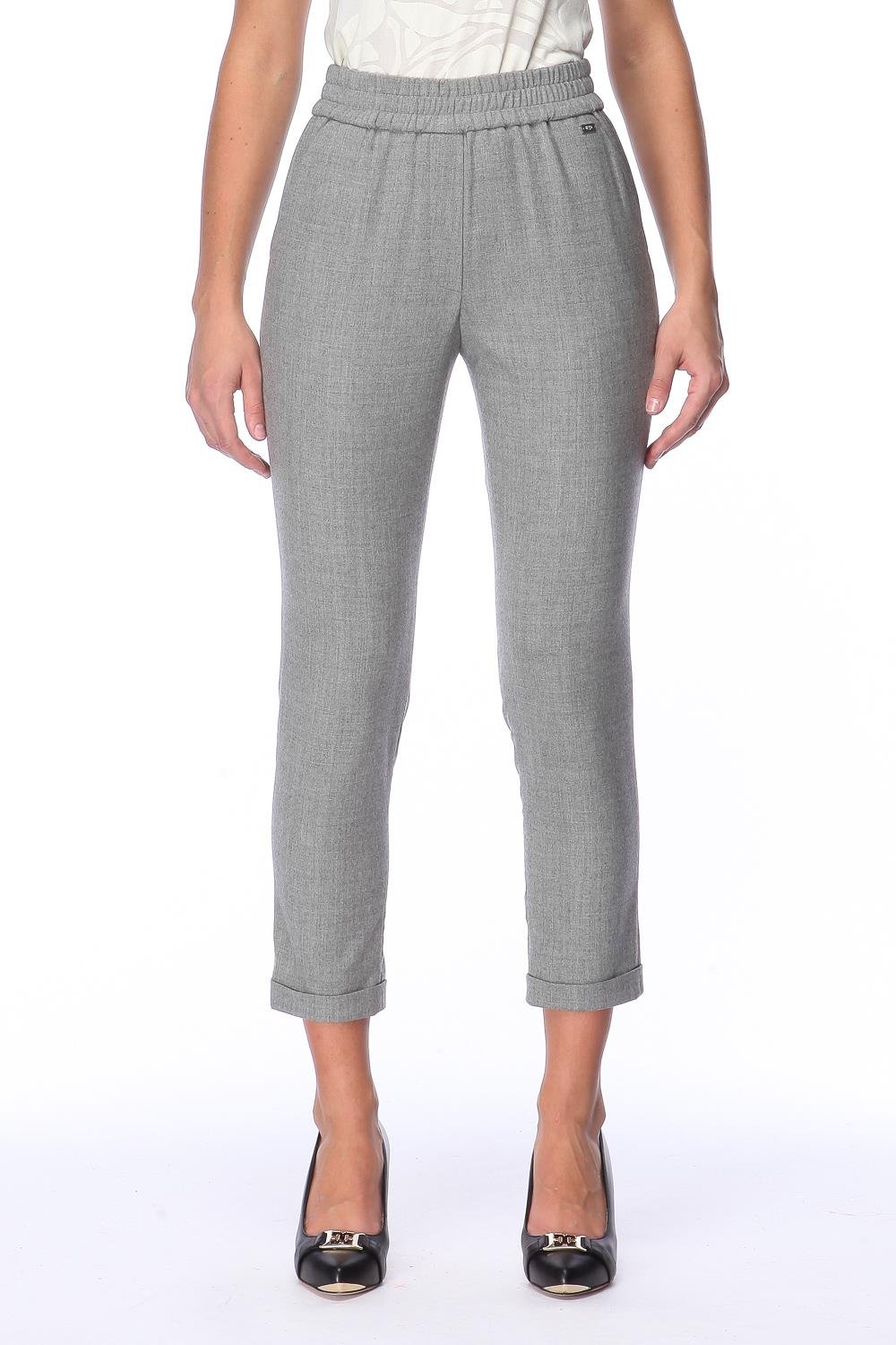 Escada  Beli Lastikli Cepli Katlı Paça Yün Pantolon