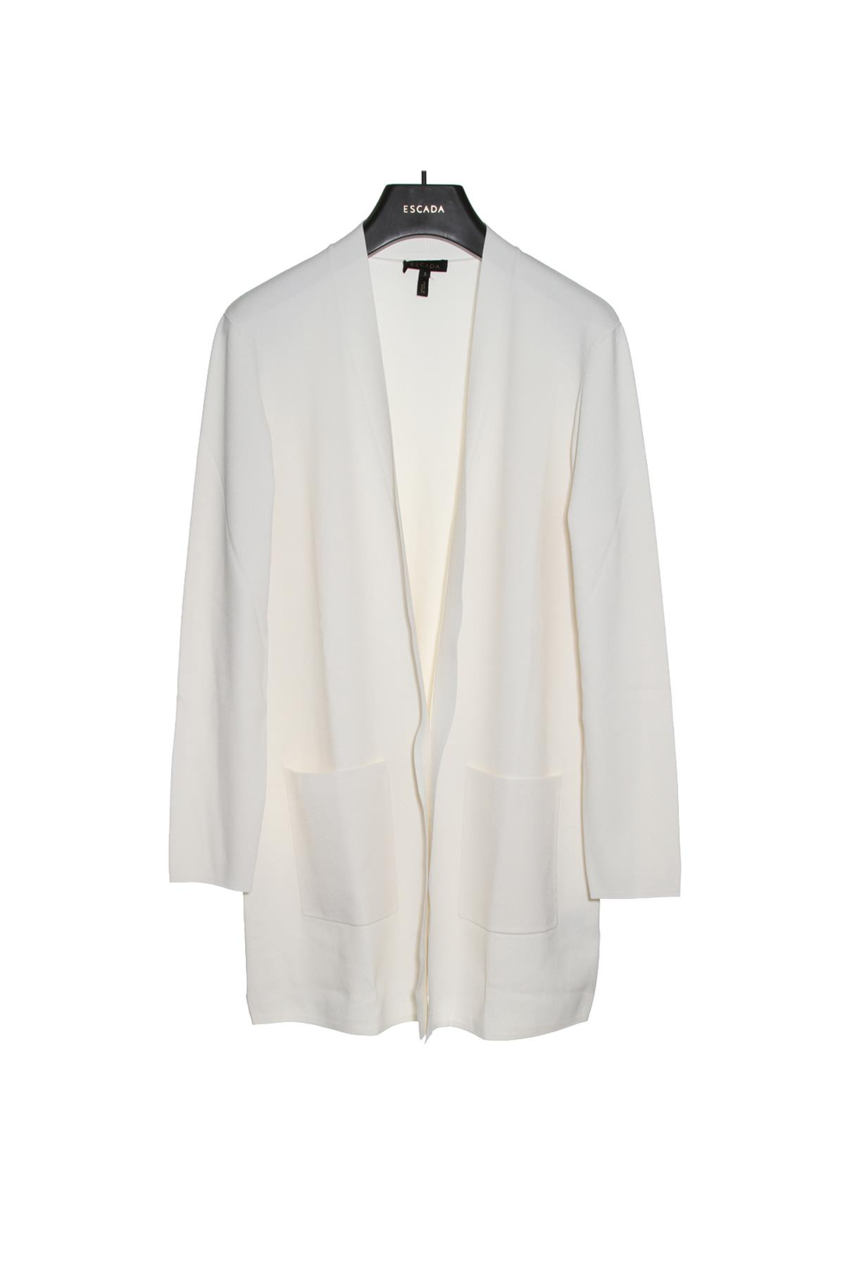 Escada  Önü Açık Cepli Orta Boy Basic Hırka