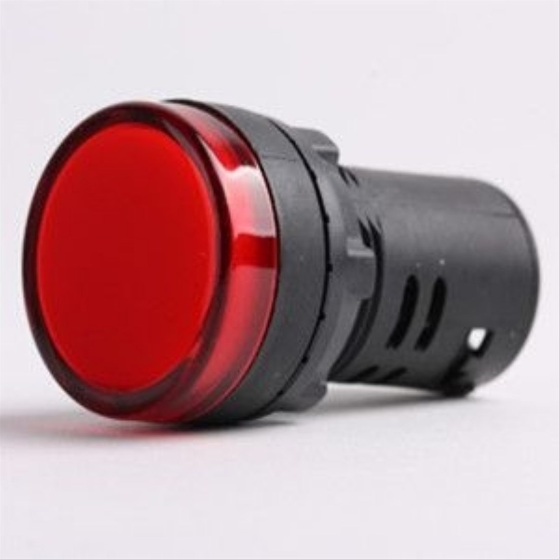 22 mm Ledli Sinyal Lambası Kırmızı 220 VAC