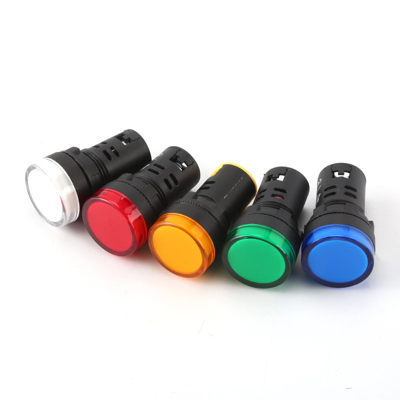 22 mm Ledli Sinyal Lambası Sarı 220 VAC
