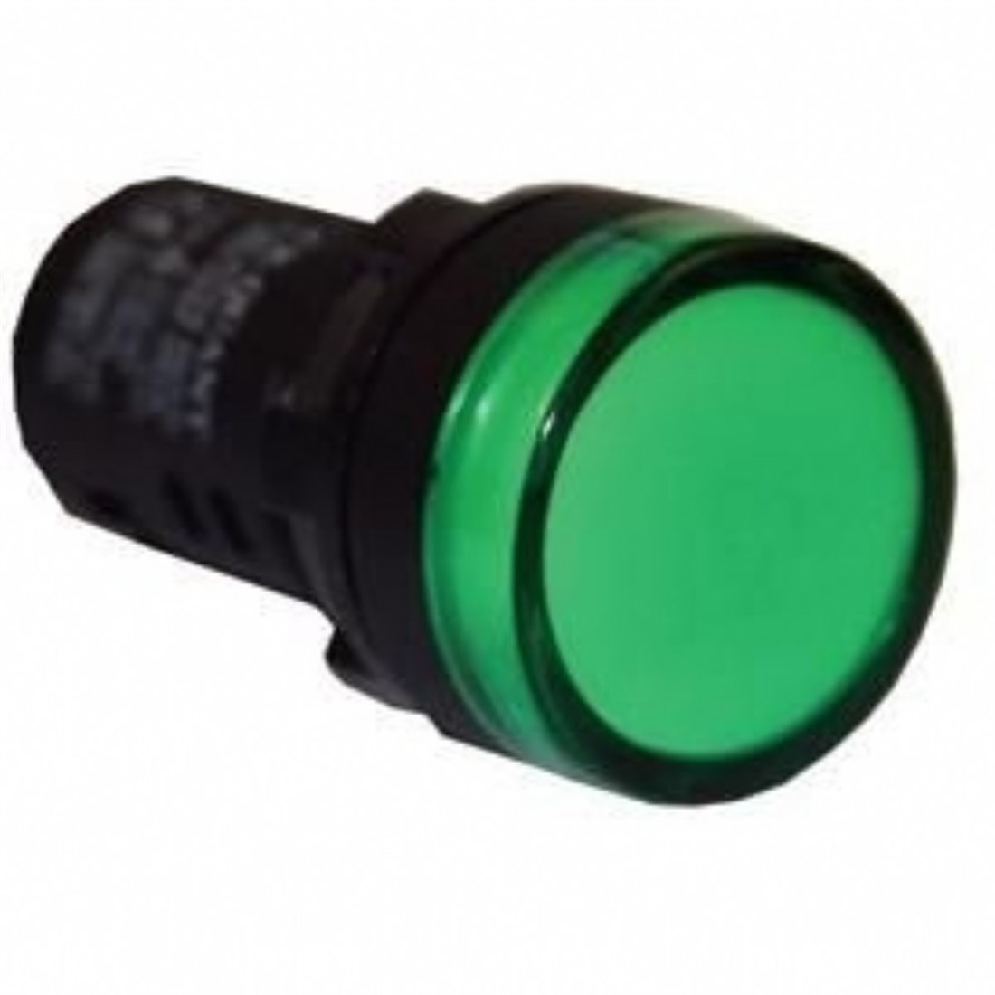 22 mm Ledli Sinyal Lambası Yeşil 220 VAC