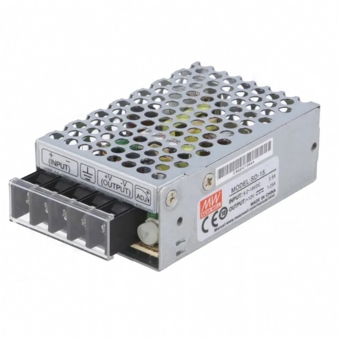 Meanwell SD-15B-5 15W DC-DC Metal Kasa Güç Kaynağı