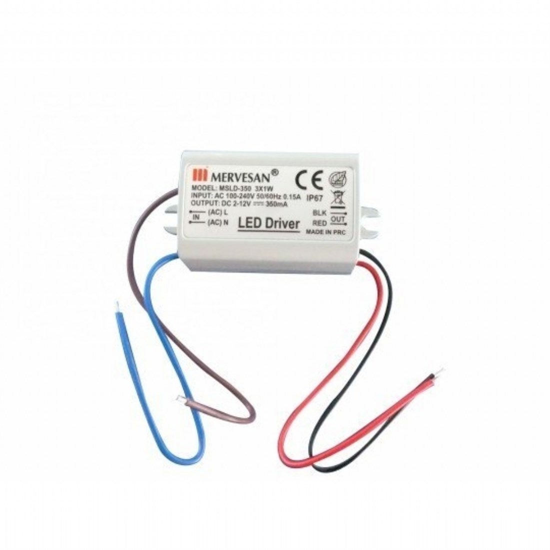 Mervesan Mtd-350İ Sabit Akım Led Driver