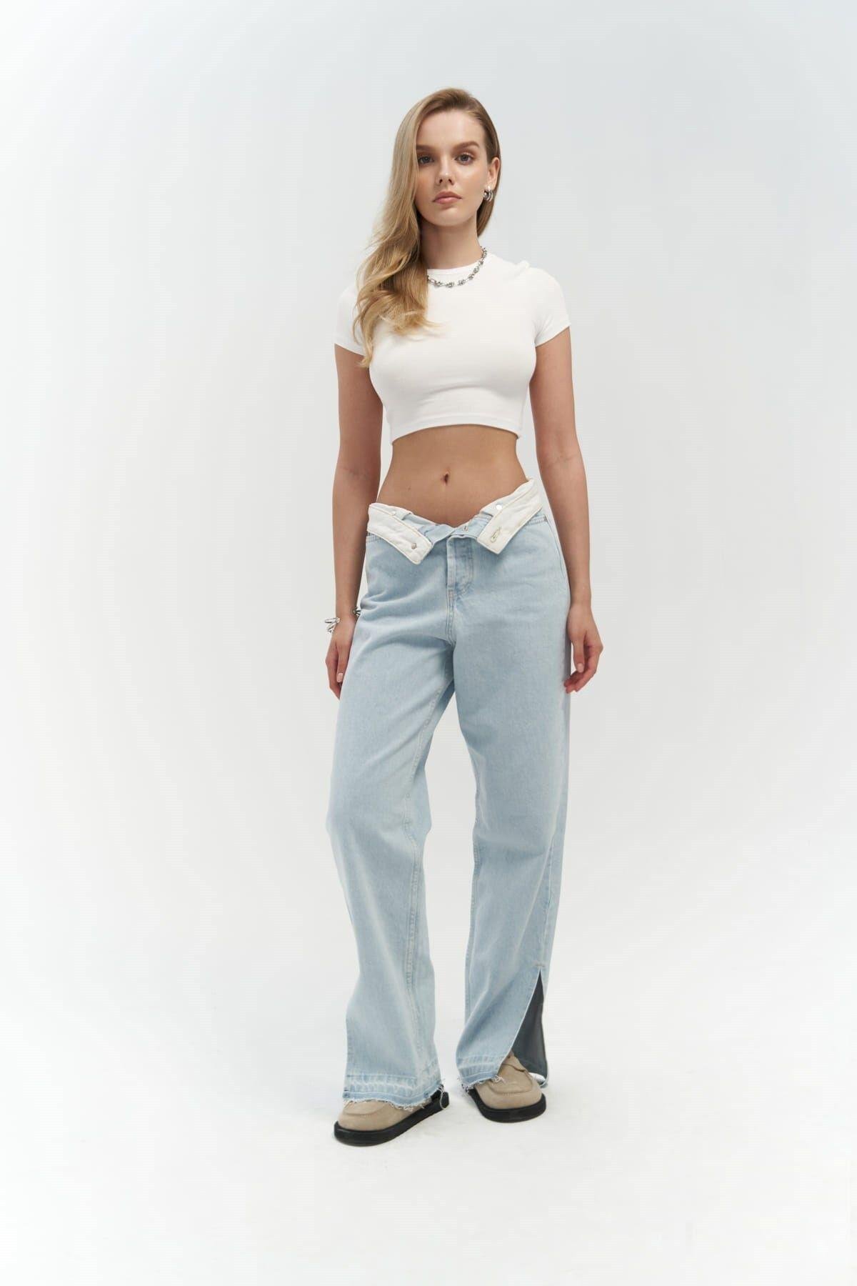  Mai Cloud Mavi Ters Kemer Jean  
