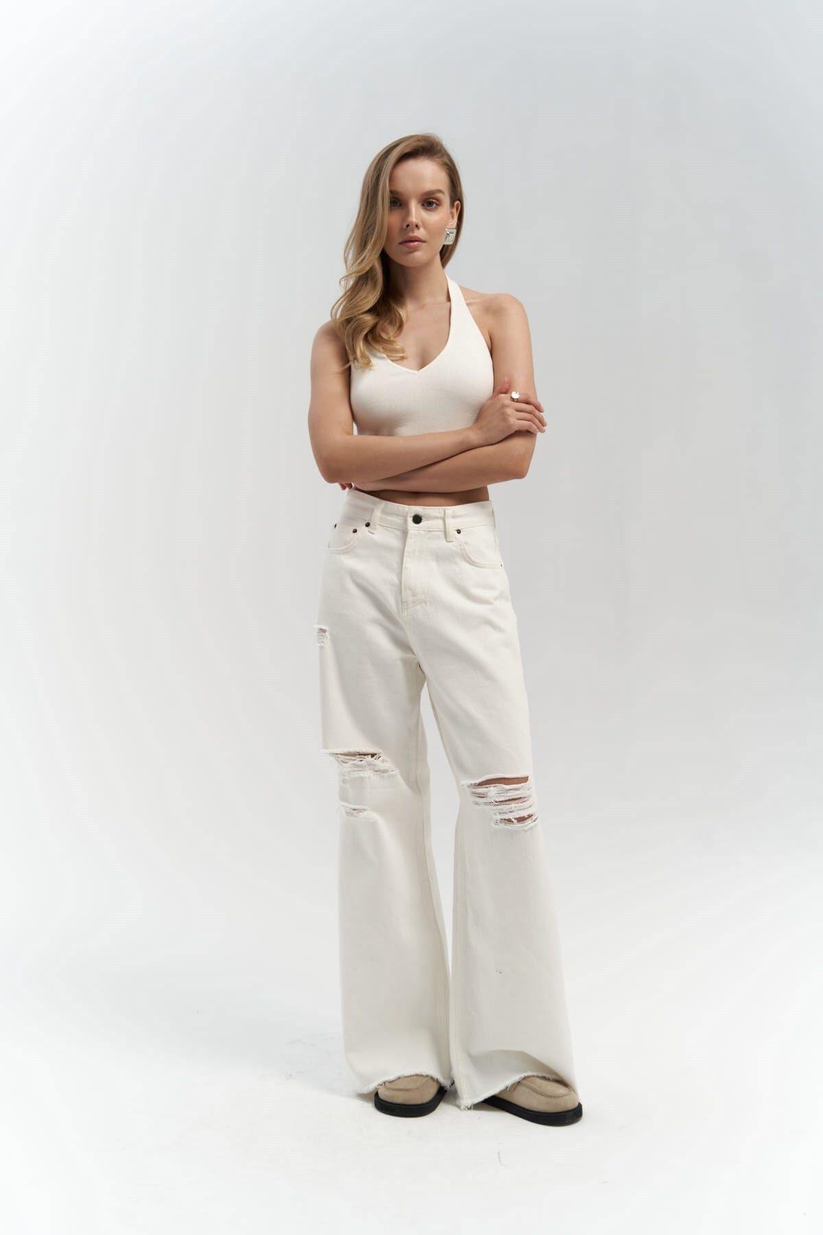 Wilma White Jeans