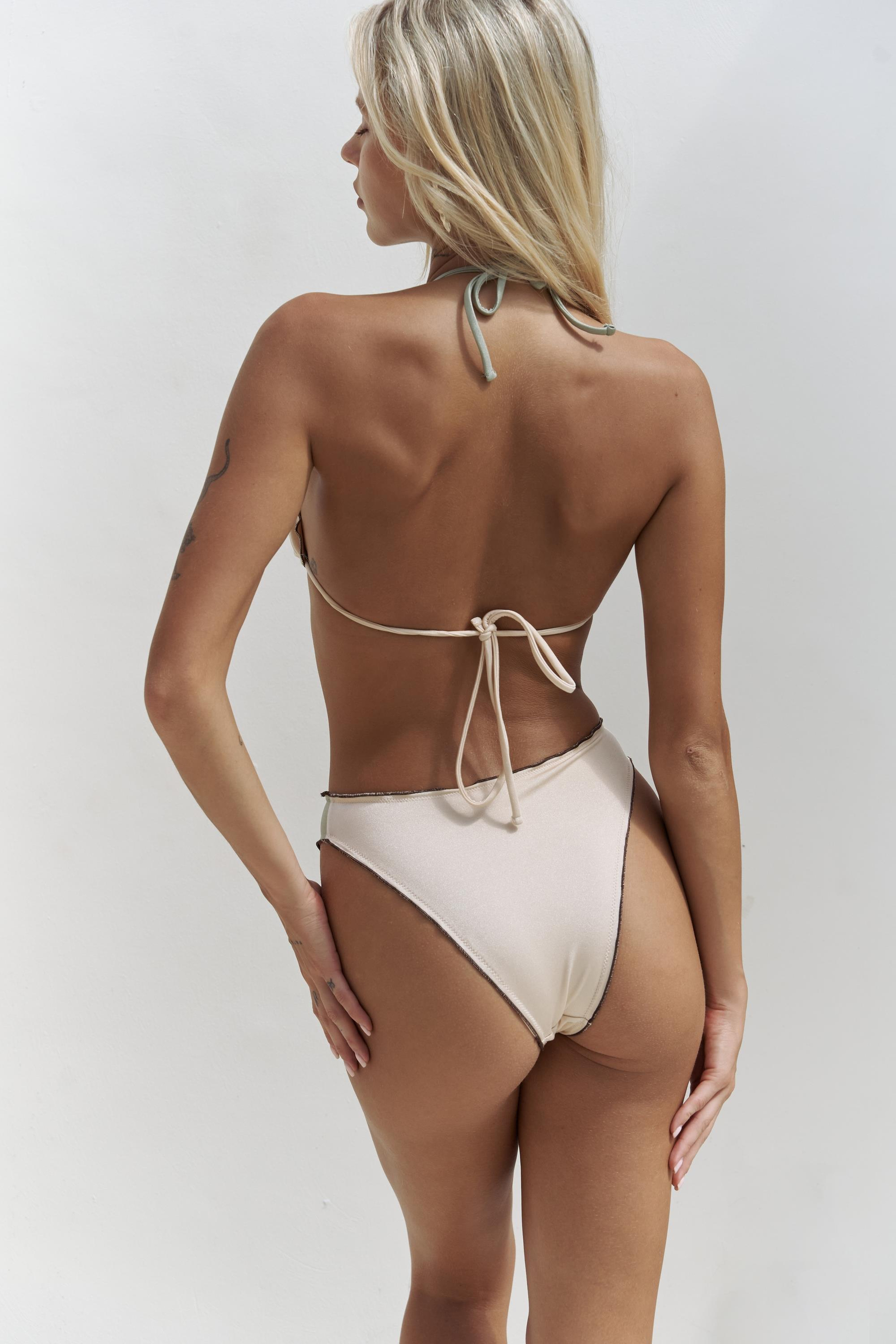 Adira Çift Desen Yeşil Bikini Üstü