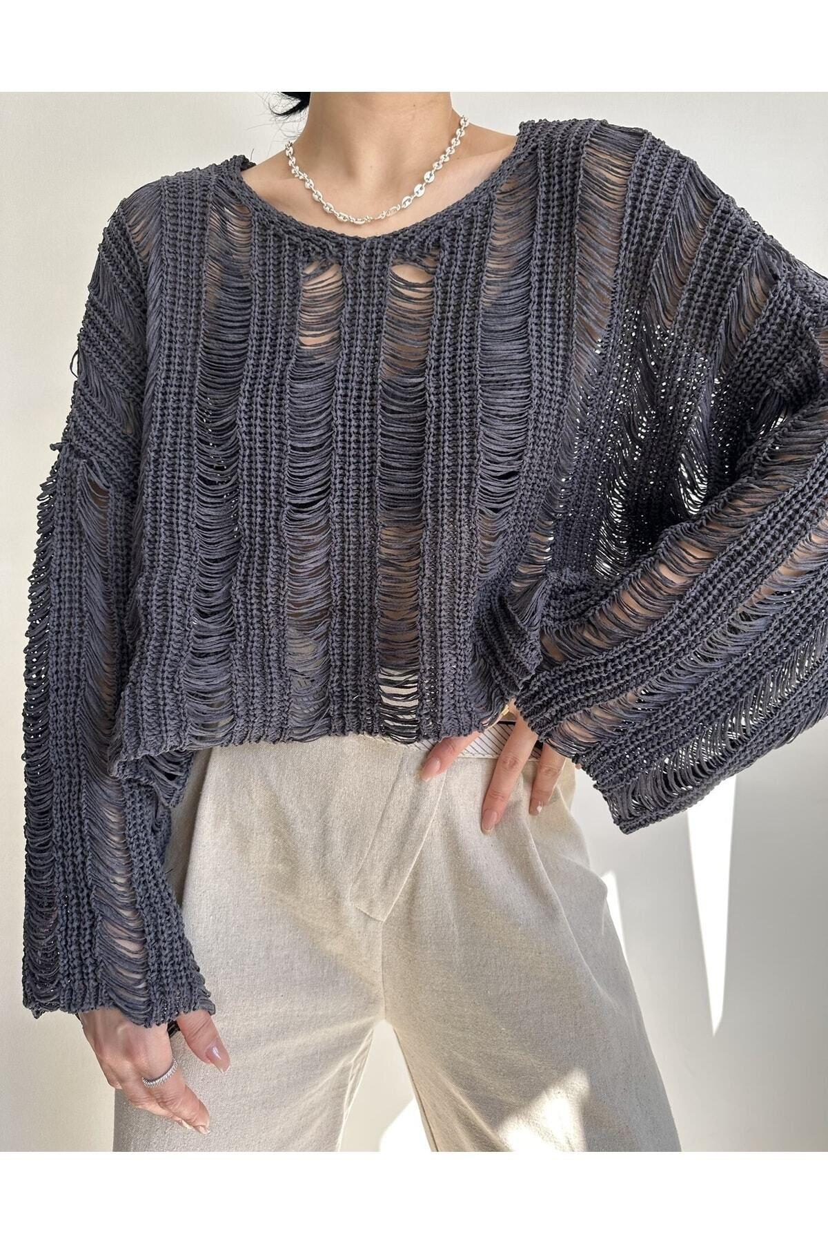 Ajur Füme Organik Triko Crop