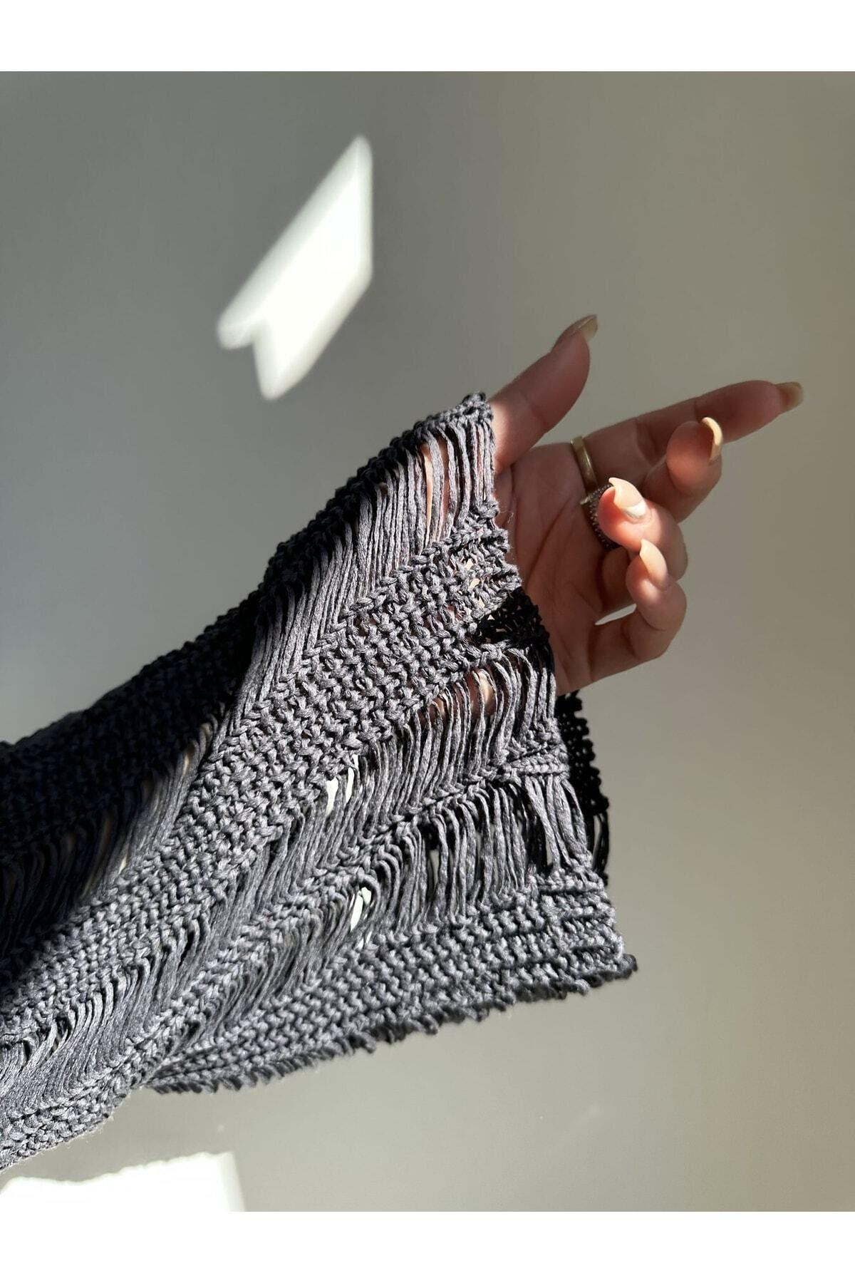 Ajur Füme Organik Triko Crop