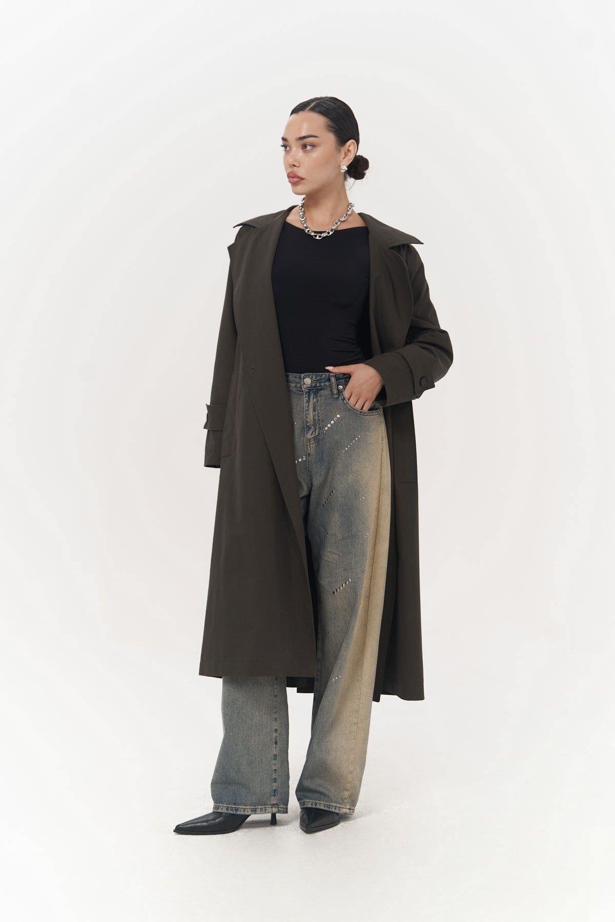 Albany Anthracite Seasonal Trench Coat