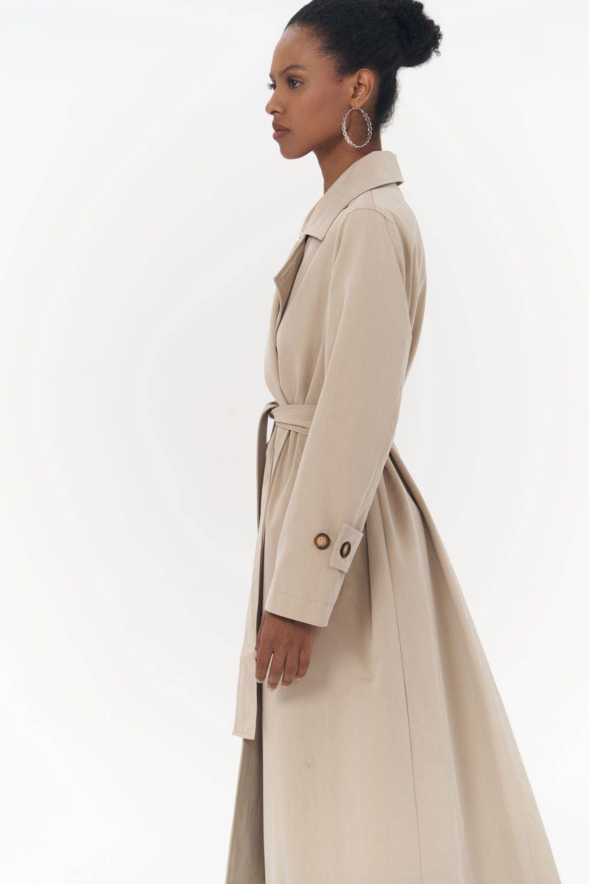 Albany Beige Seasonal Trench Coat