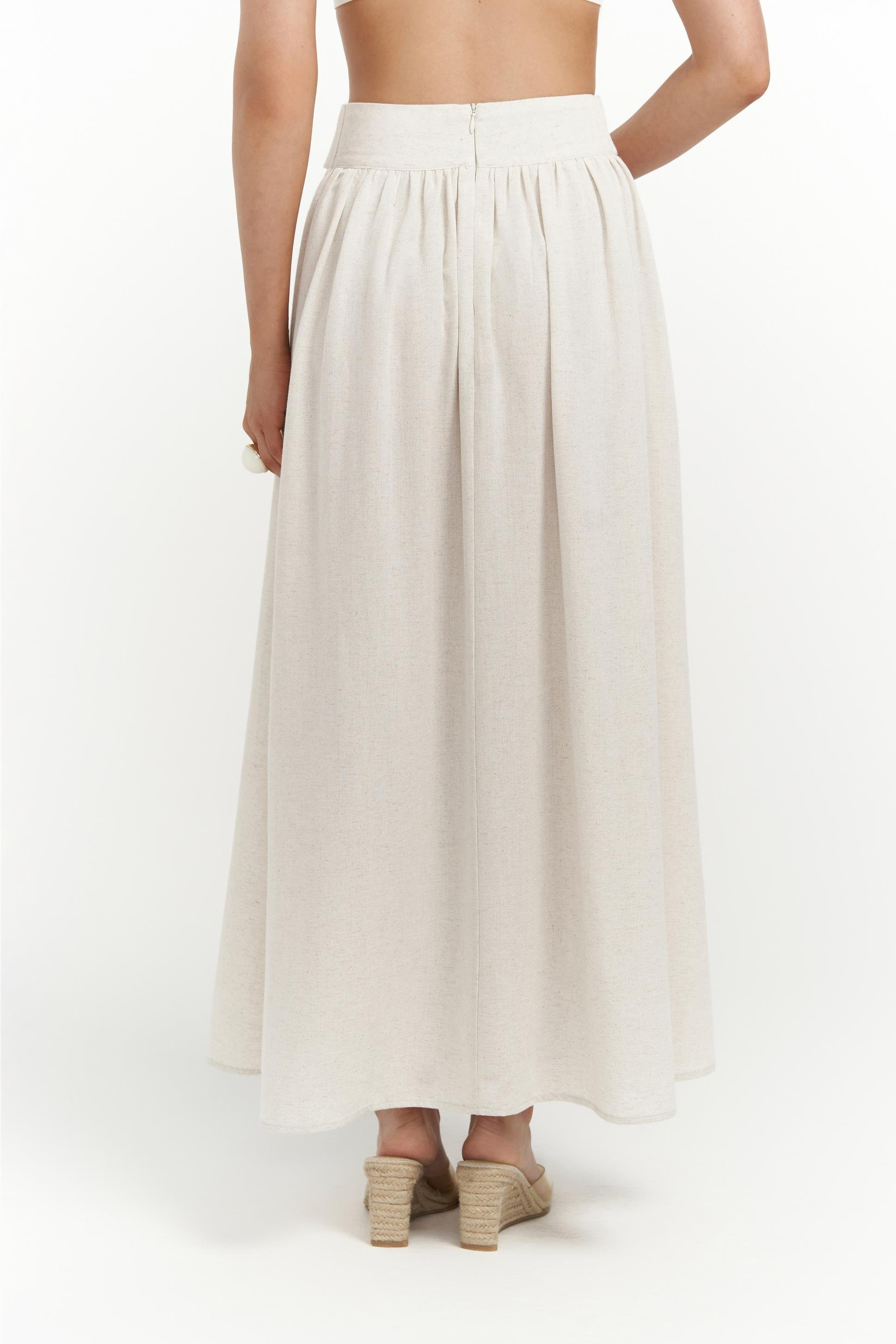 Ambra Bej Gömlek Etek Takım