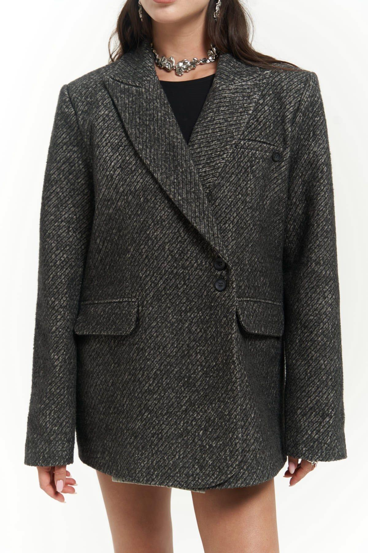 Anika Antrasit Blazer