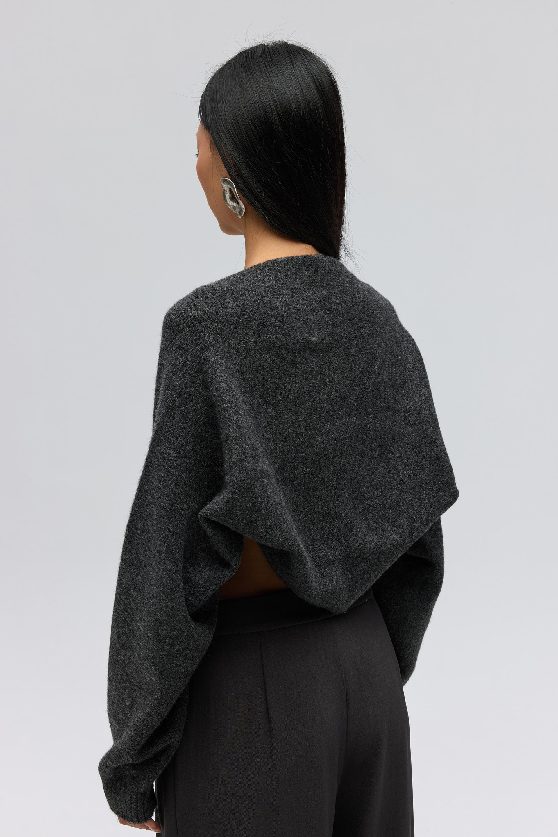 Ardor Uzun Kollu Antrasit Triko Bolero