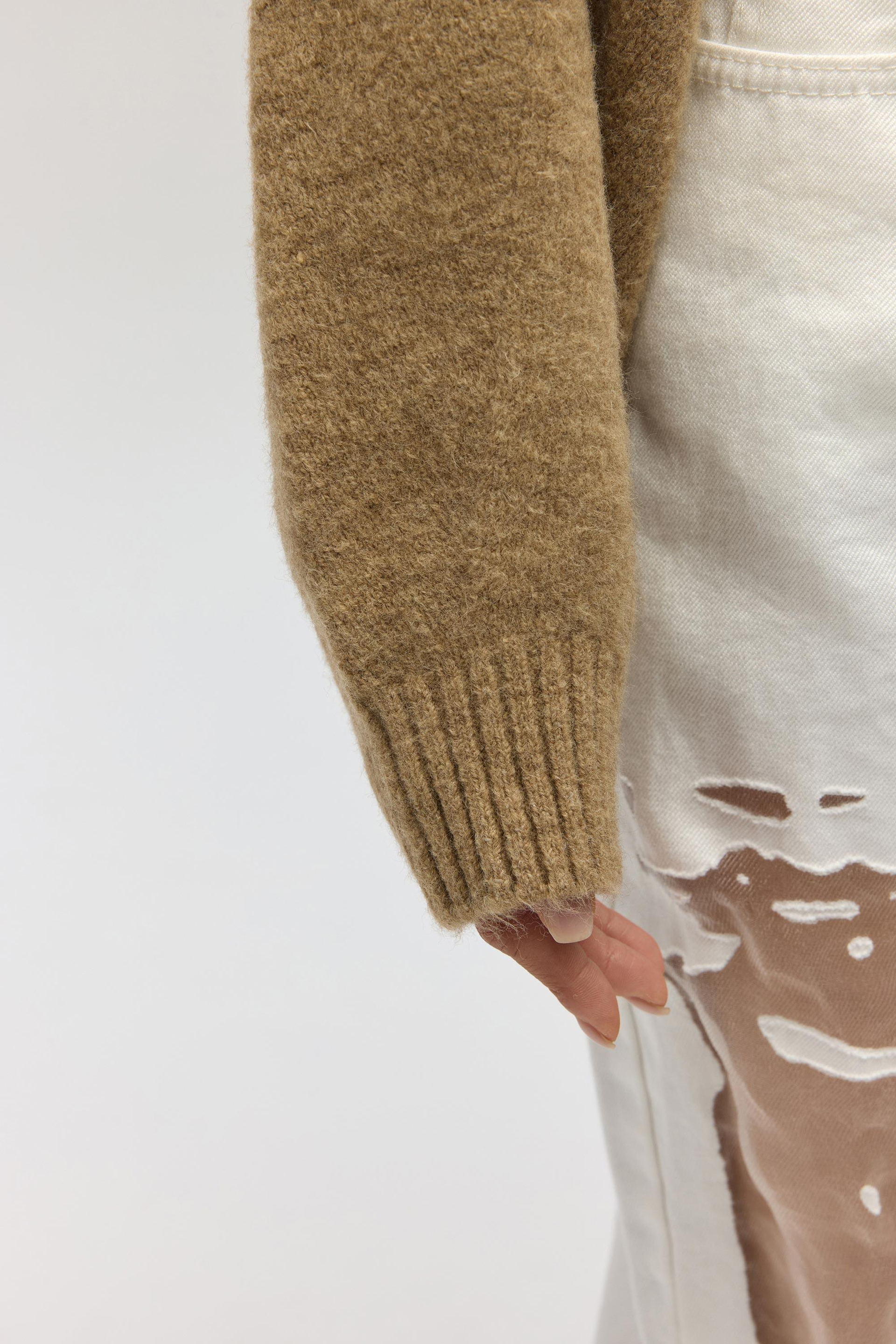 Ardor Uzun Kollu Vizon Triko Bolero