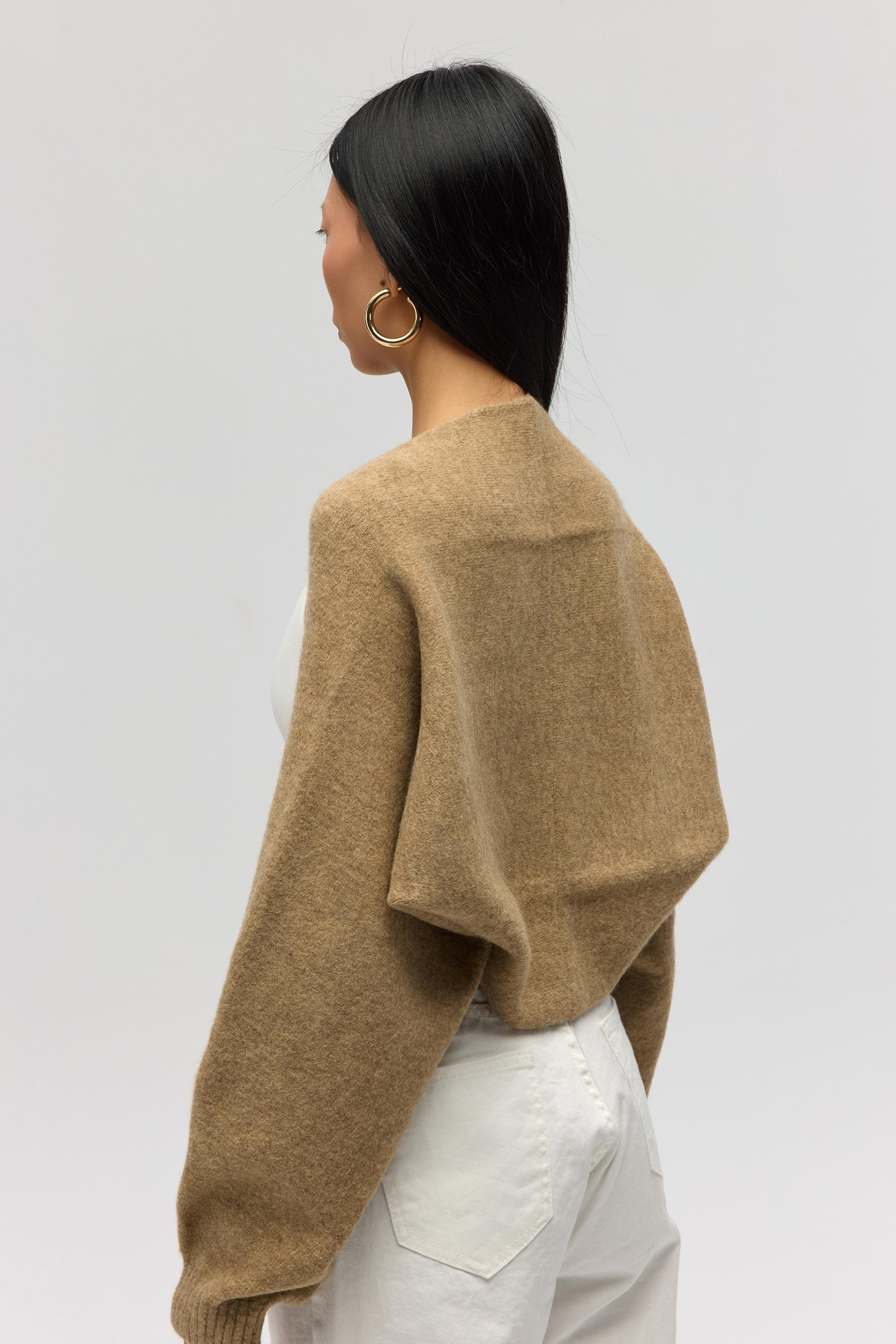 Ardor Uzun Kollu Vizon Triko Bolero