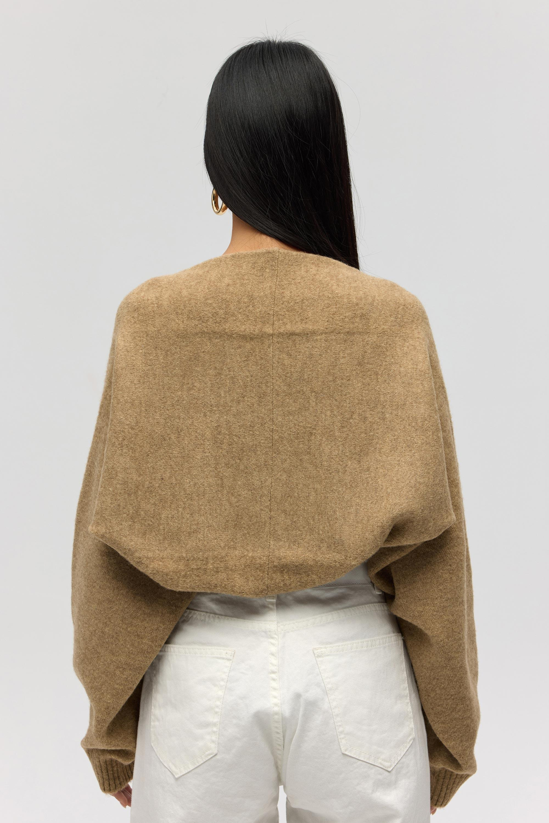 Ardor Uzun Kollu Vizon Triko Bolero