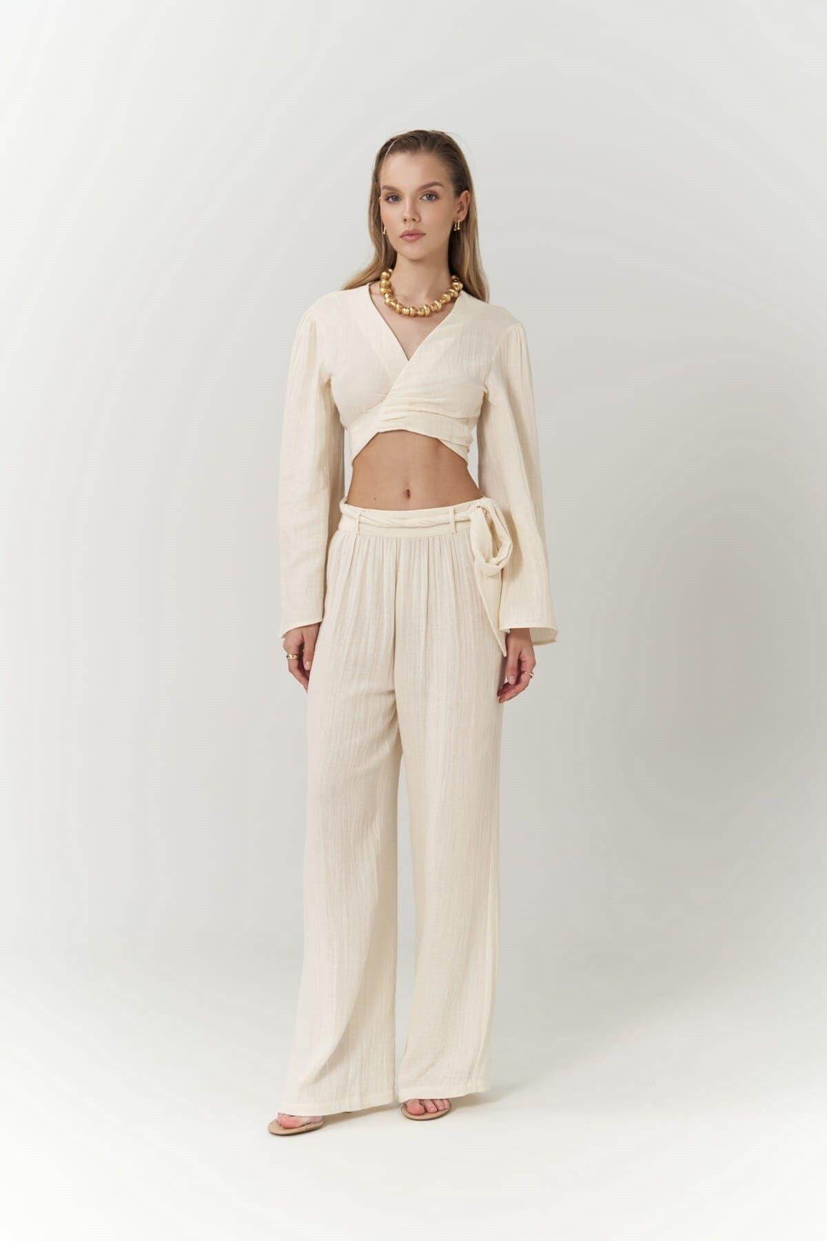 Atina Natural Müslin Takım