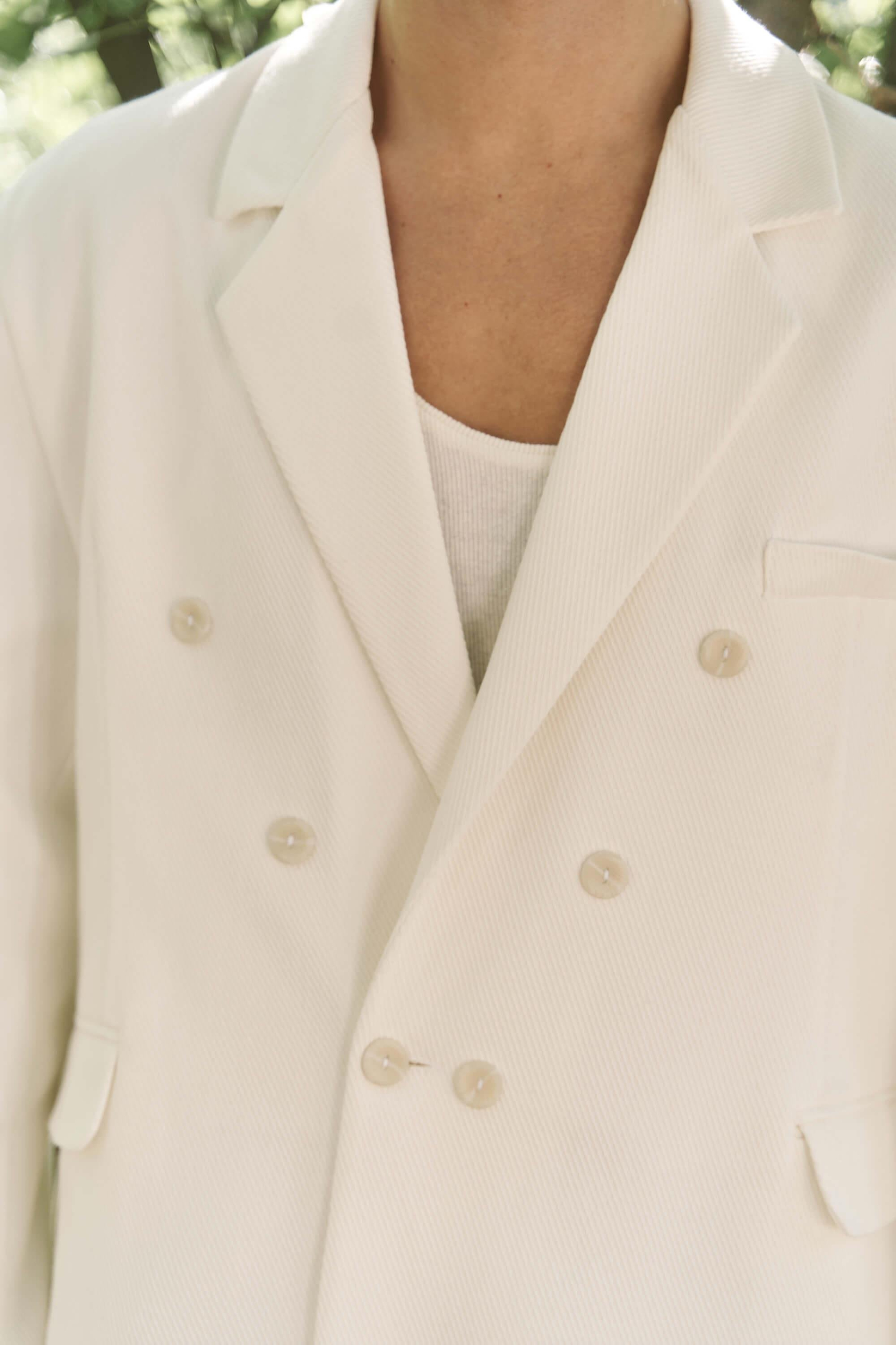 Ayyubay Erkek Blazer Ceket - EKRU