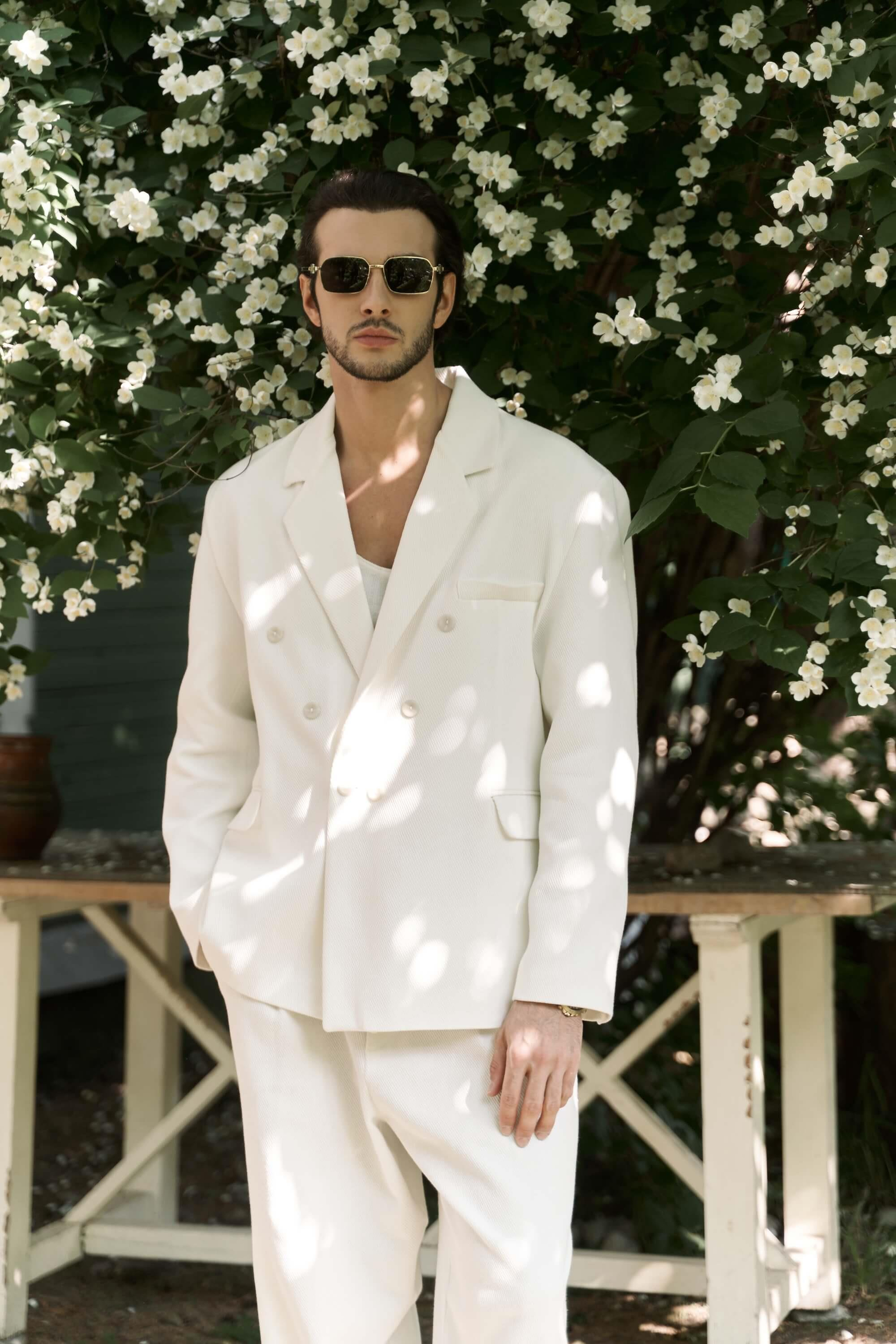 Ayyubay Erkek Blazer Ceket - EKRU