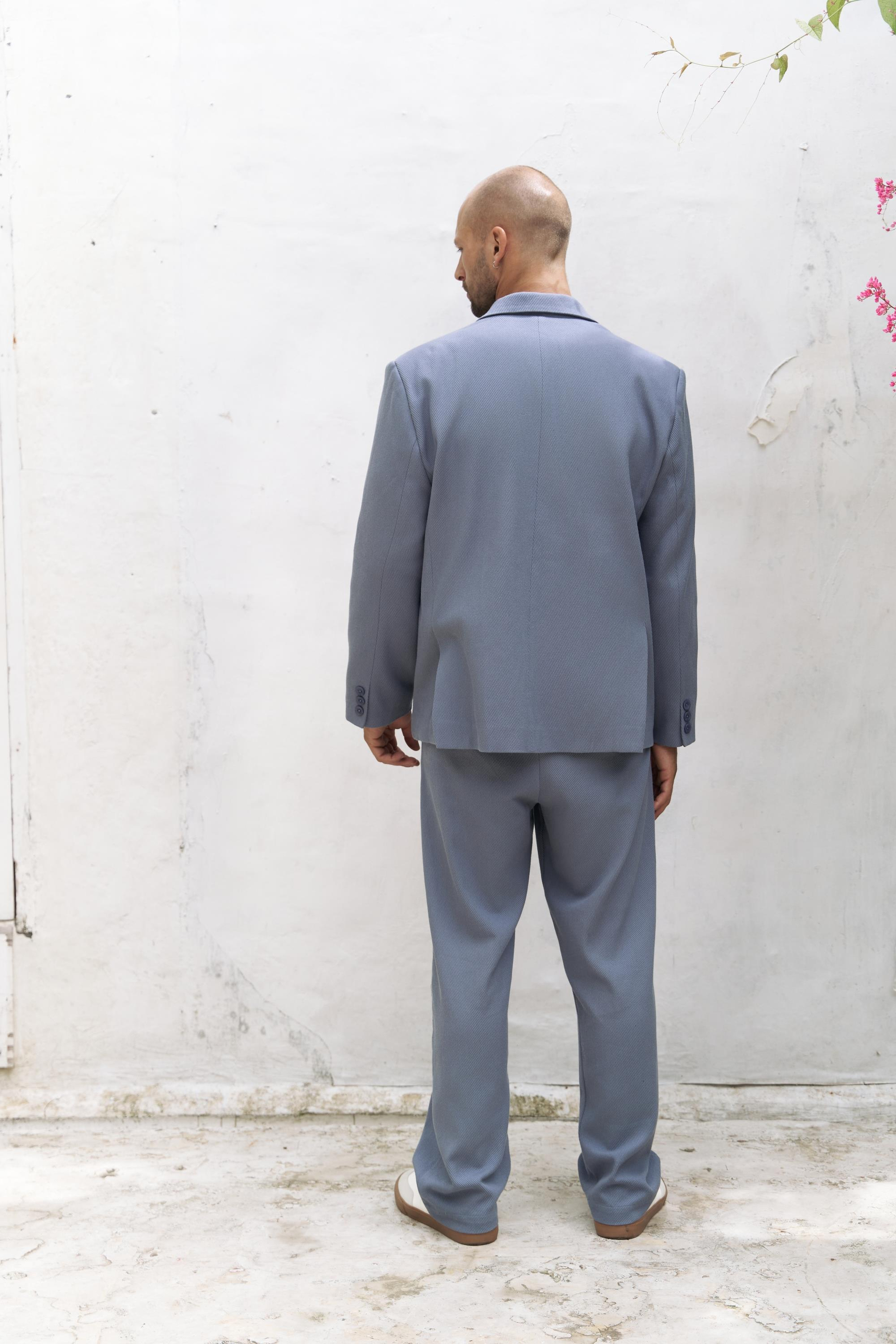 Ayyubay İndigo Erkek Blazer Ceket