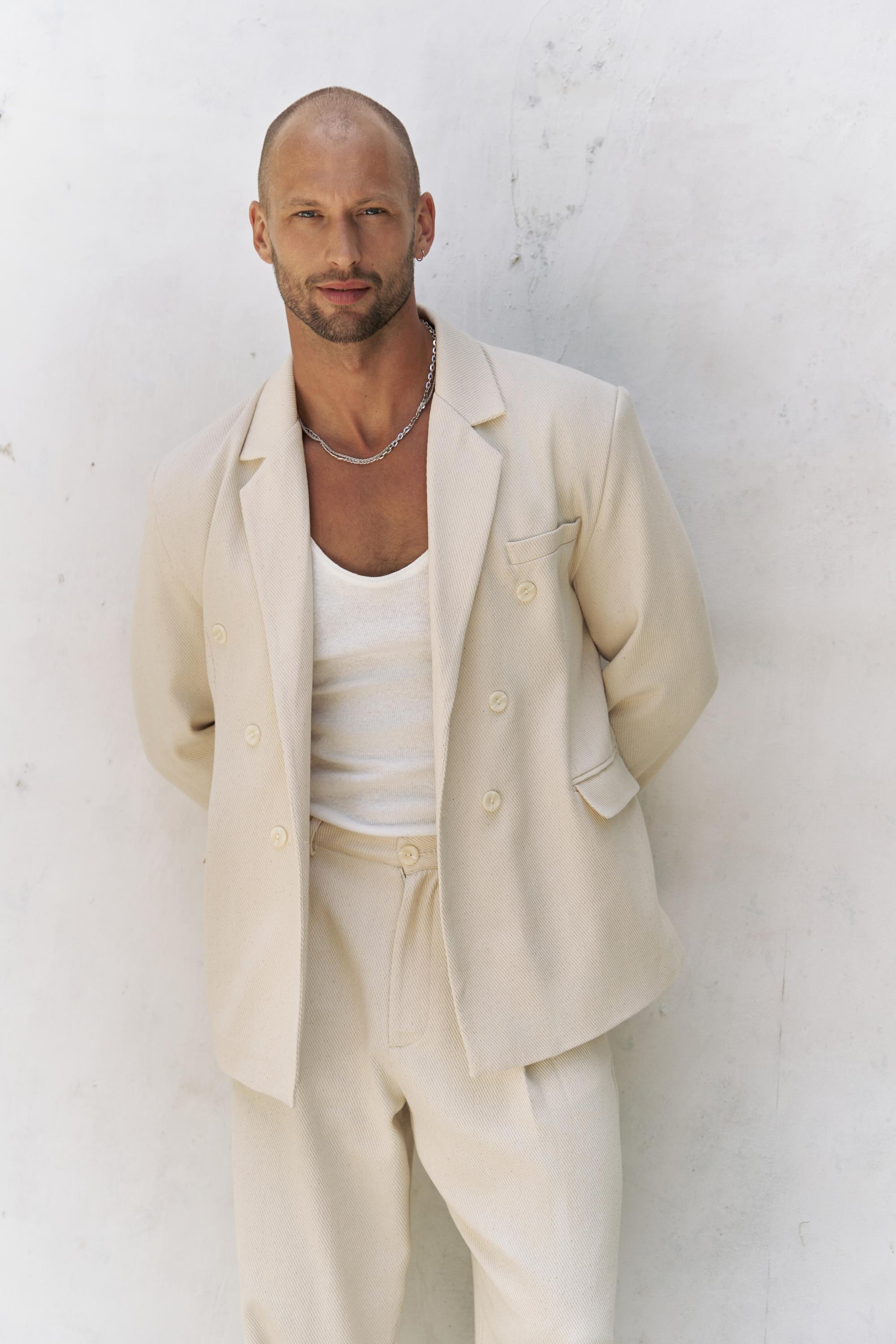 Ayyubay Naturel Erkek Blazer Ceket