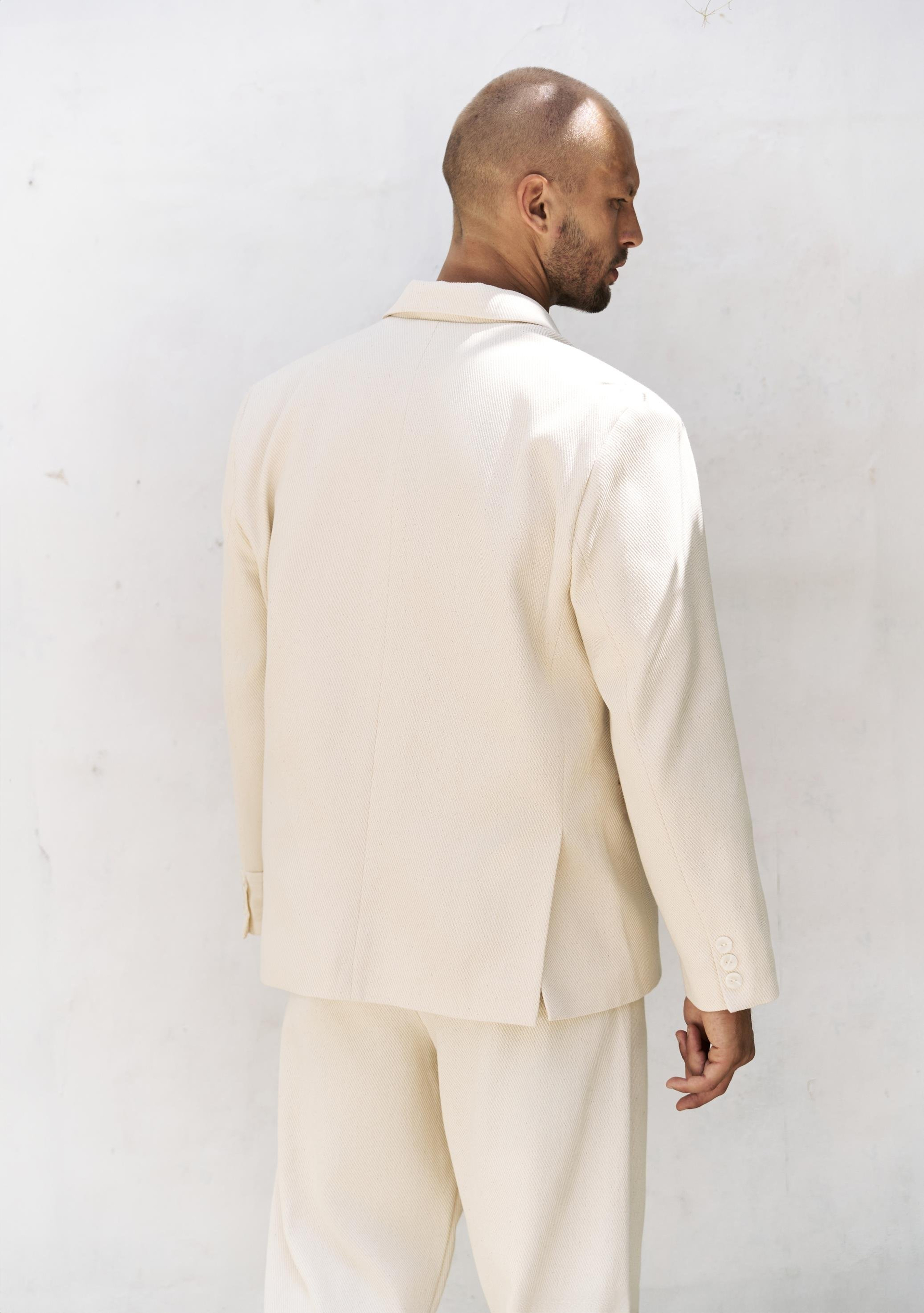 Ayyubay Naturel Erkek Blazer Ceket